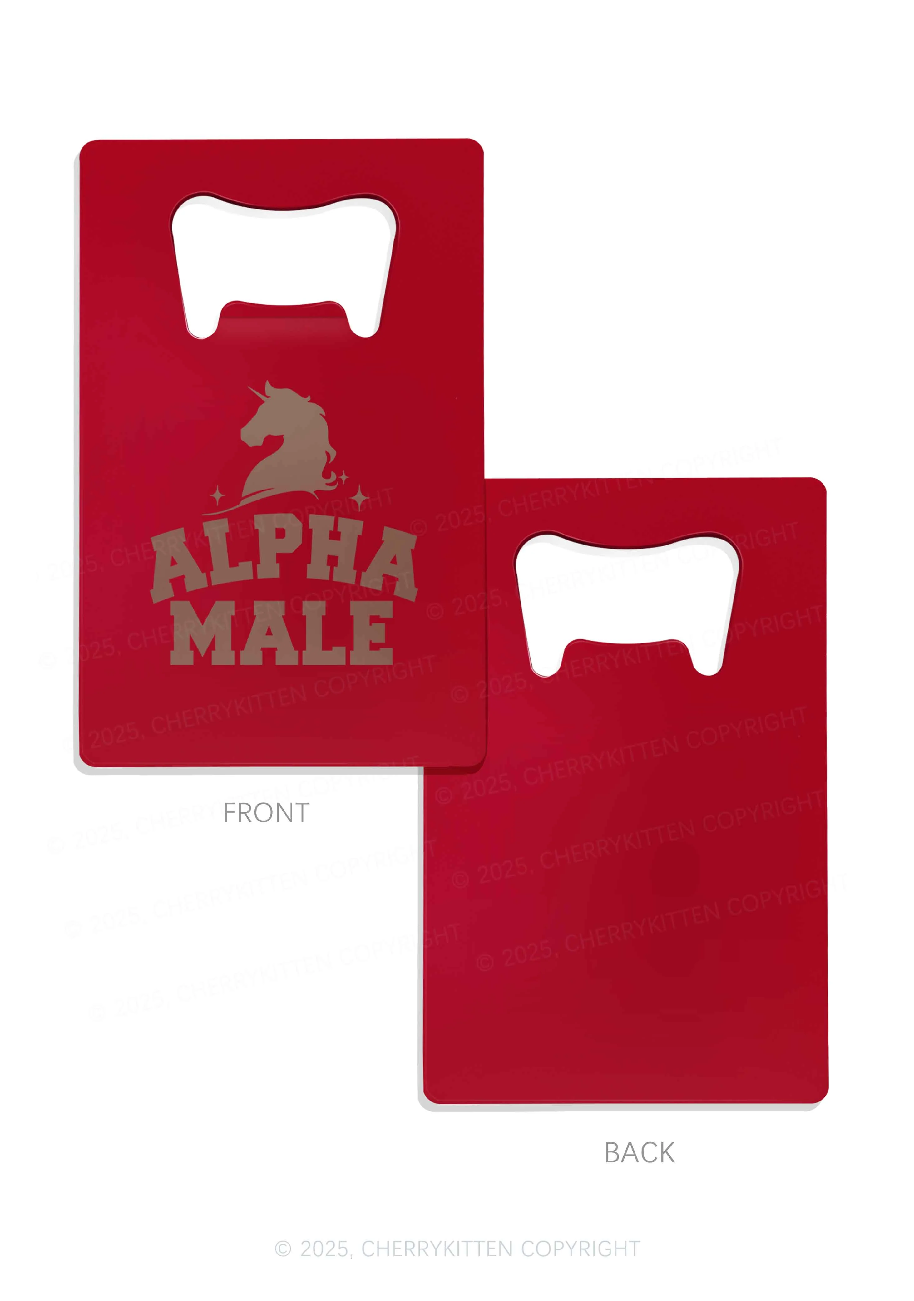 Alpha Male Y2K Credit Card Bottle Openers Cherrykitten - Image 5