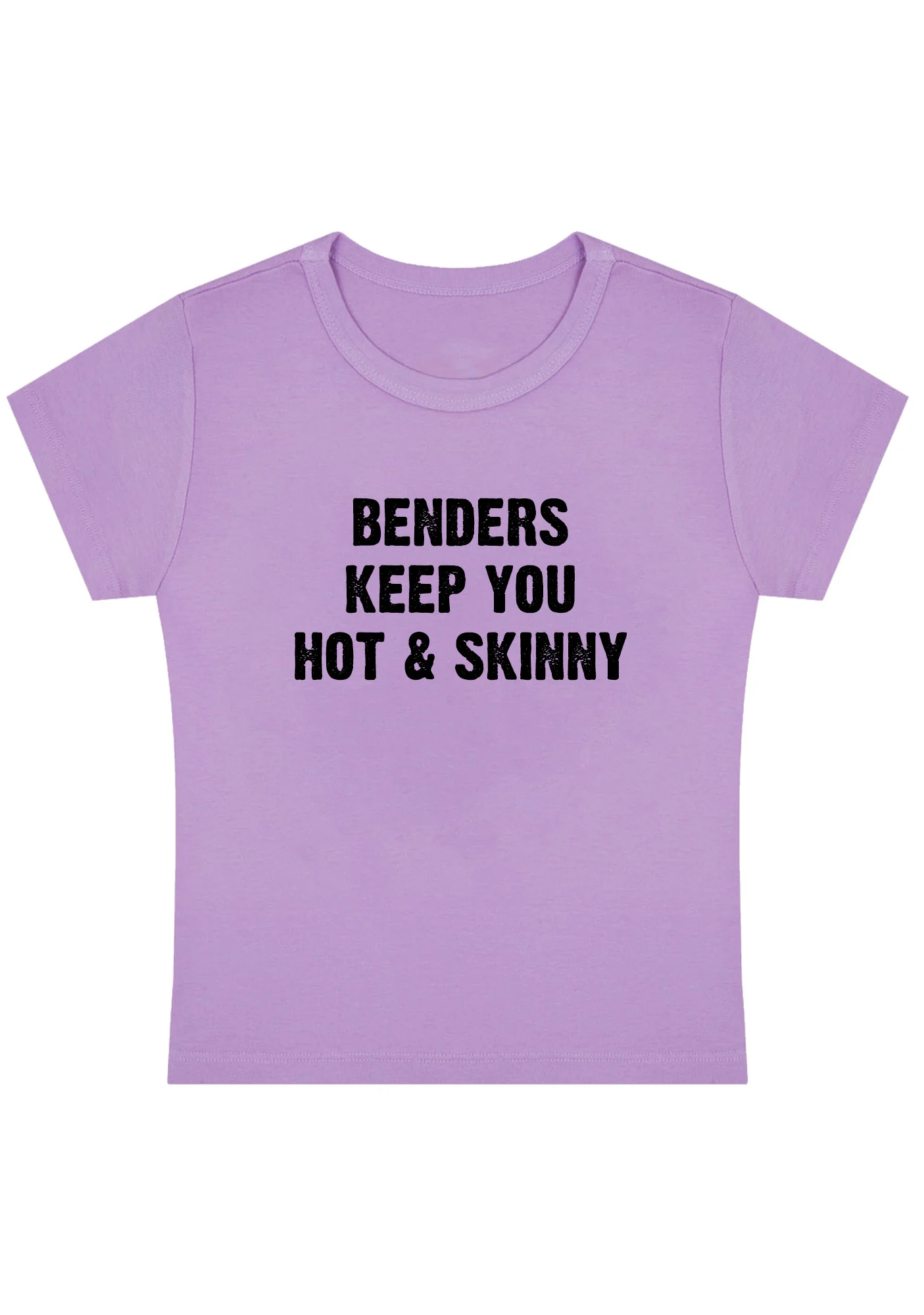 Benders Keep You Hot&Skinny Y2K Baby Tee - Image 4