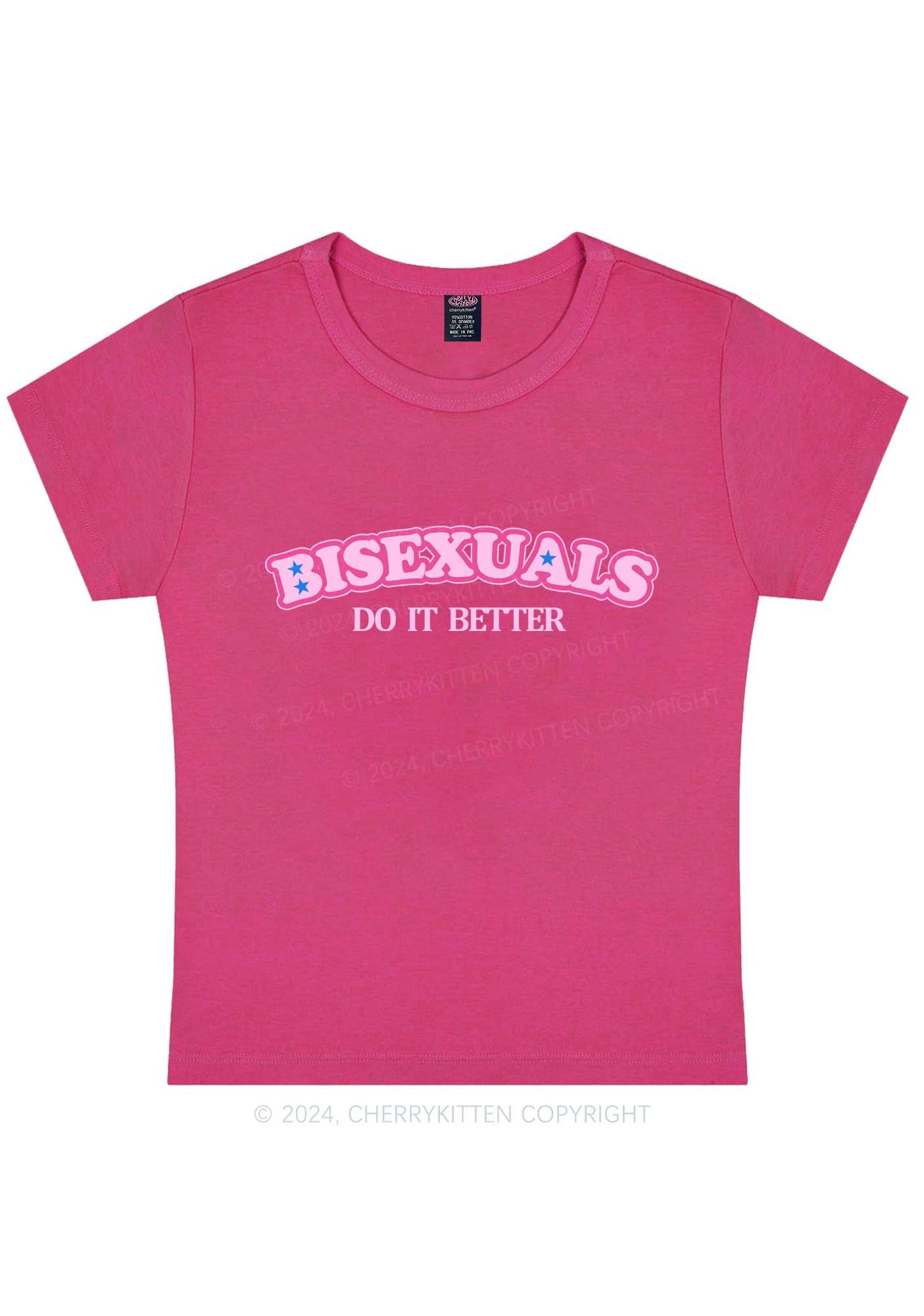 Bisexuals Do It Better Y2K Baby Tee Cherrykitten - Image 7