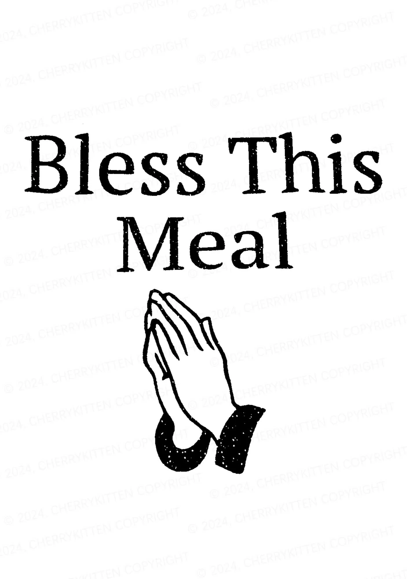 Bless This Meal Y2K Mid Rise Waist Boyshort Cherrykitten - Image 2