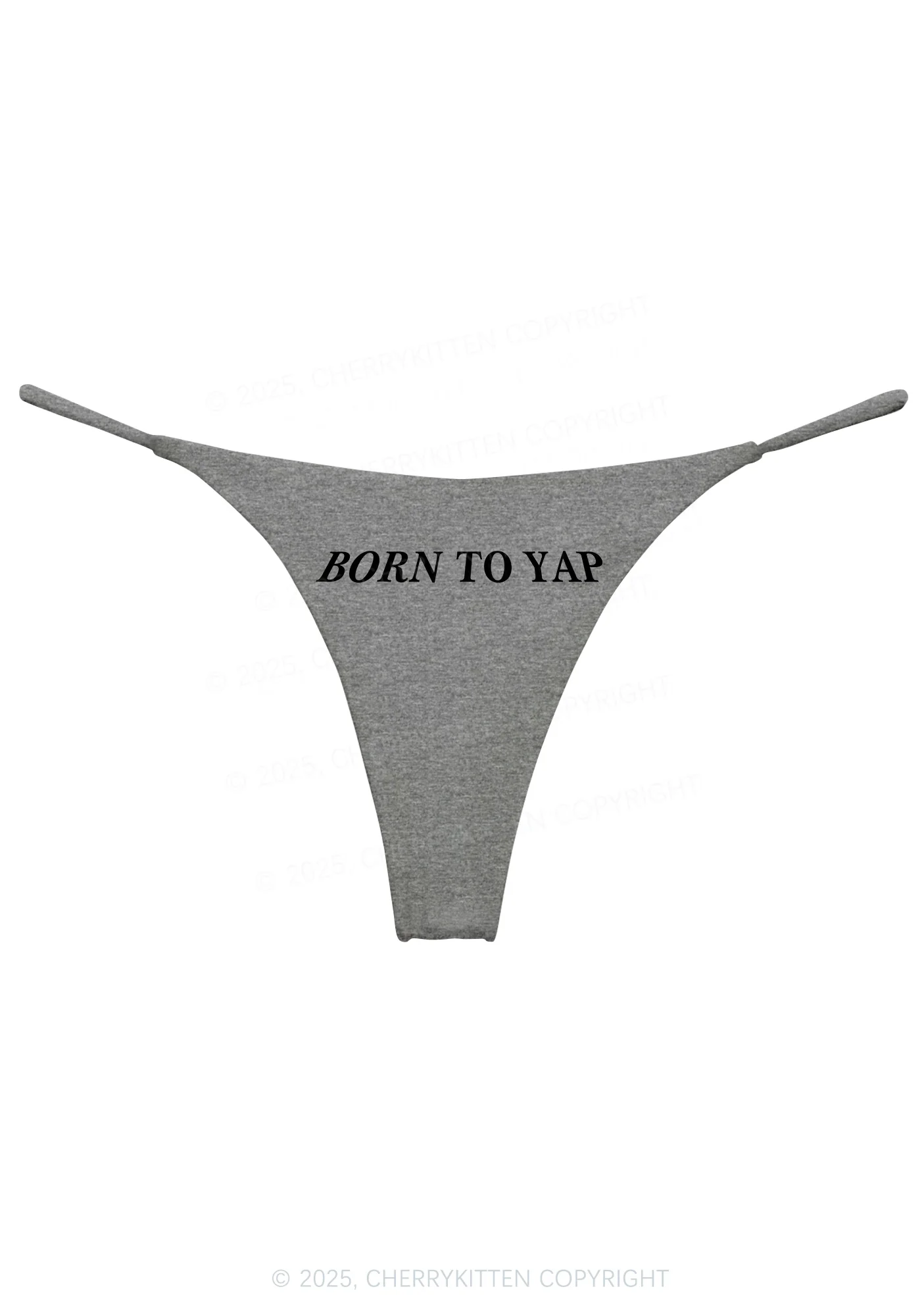 Born To Yap Y2K Bikini String Thong Cherrykitten - Image 9