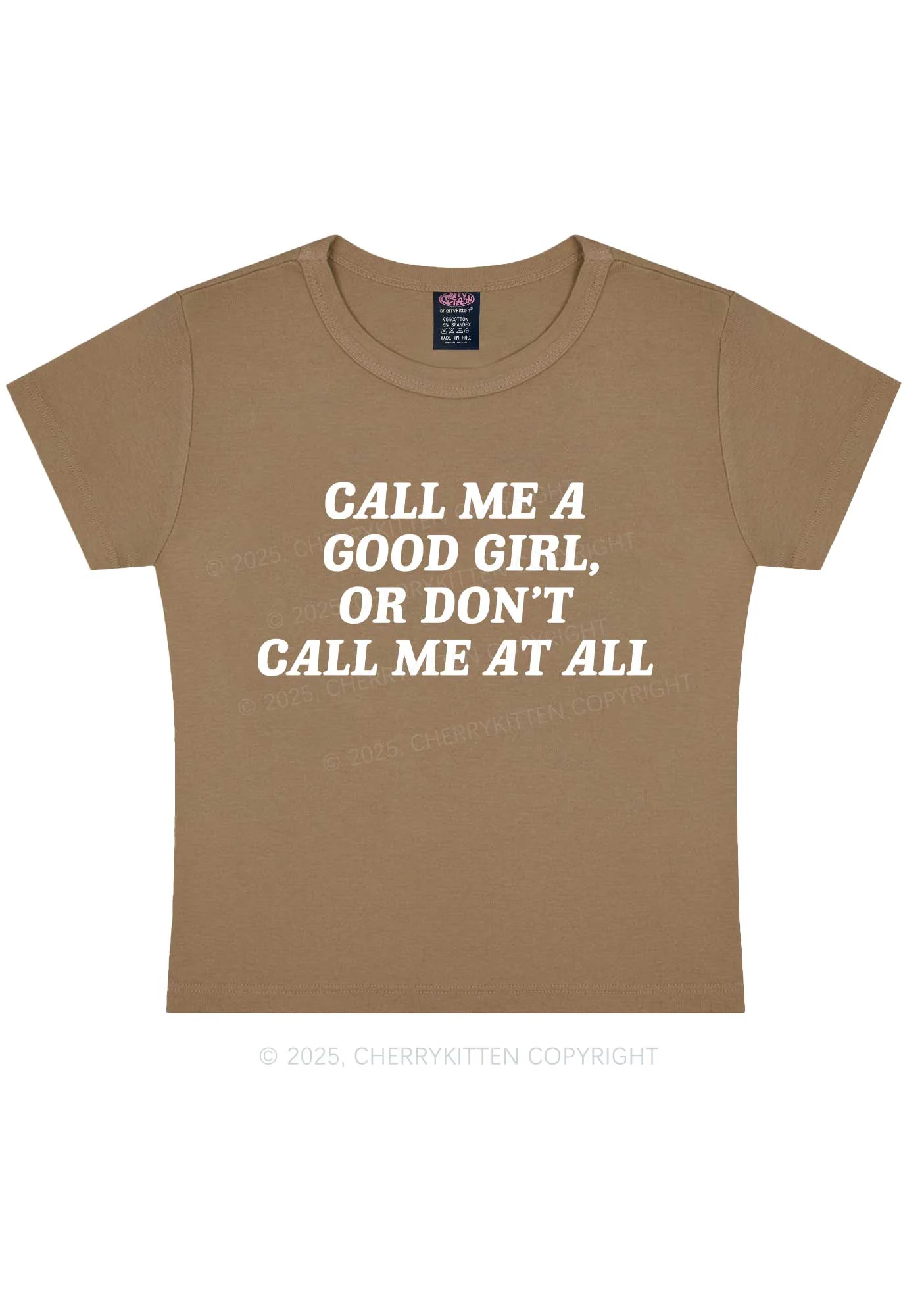 Call Me Good Girl Y2K Baby Tee Cherrykitten - Image 10