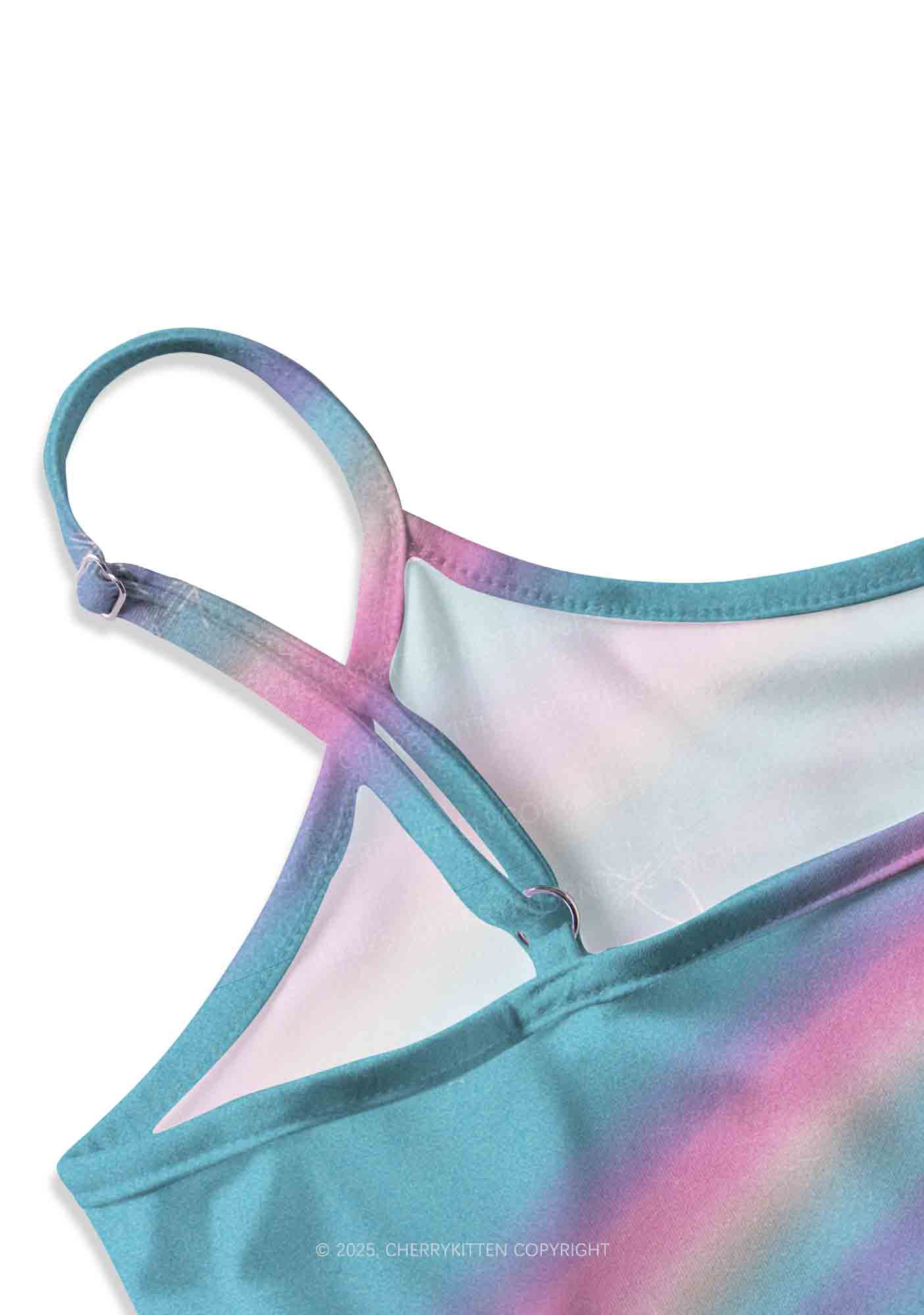 Colorful Unicorn Y2K Print Cami Crop Top Cherrykitten - Image 3