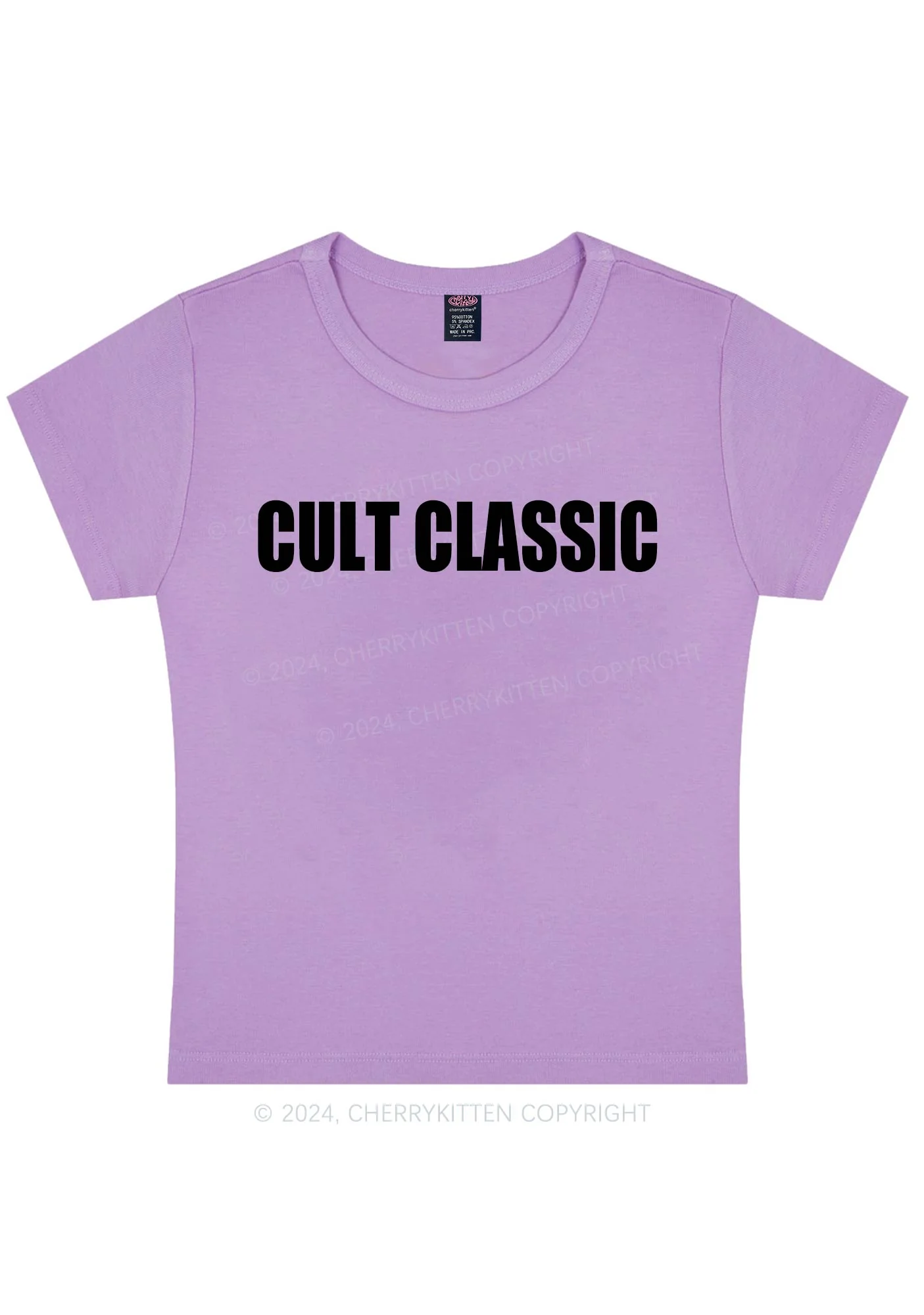 Cult Classic Y2K Baby Tee Cherrykitten - Image 7