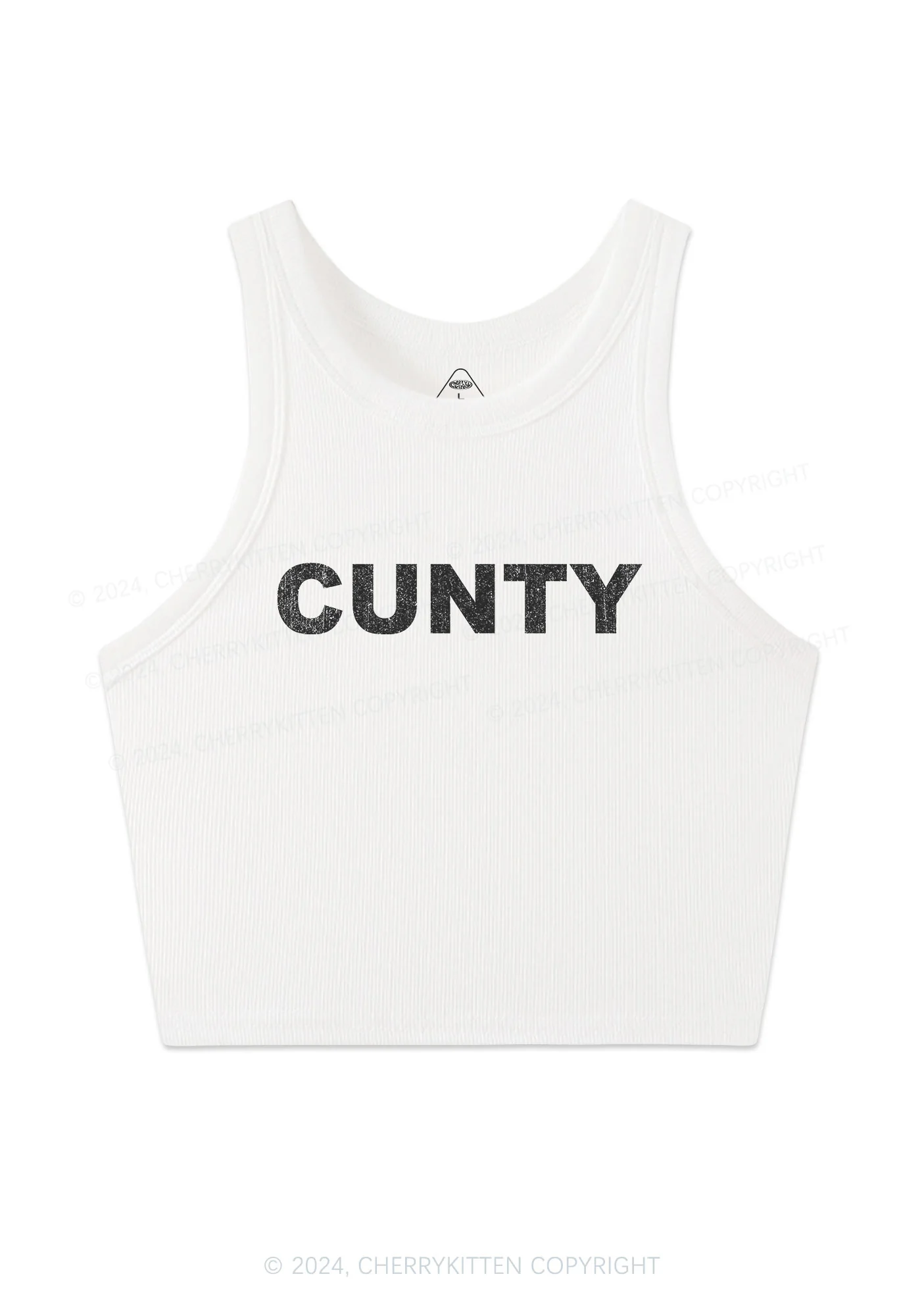 Cunty Y2K Crop Tank Top Cherrykitten