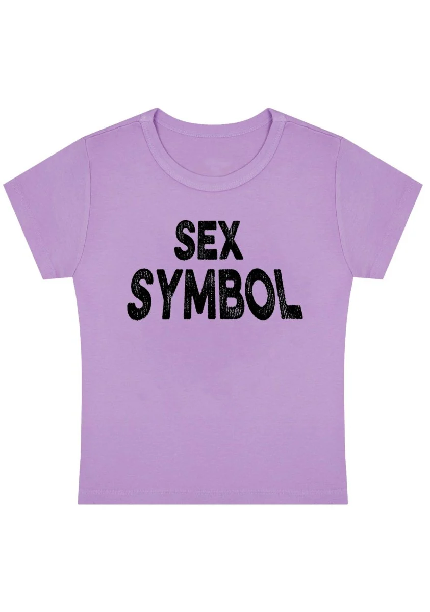 Curvy Sx Symbol Baby Tee - Image 4