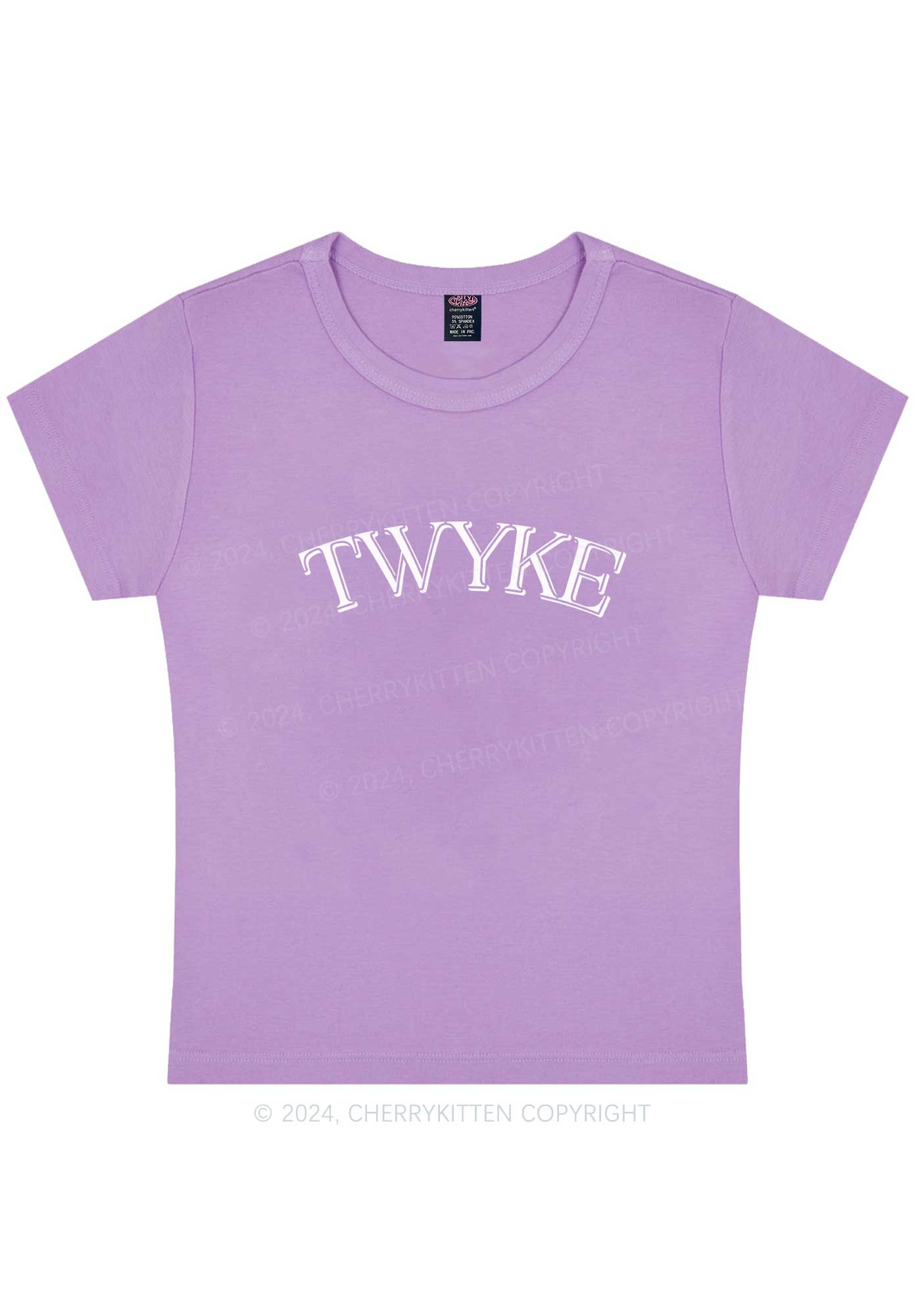 Curvy TWYKE Y2K Baby Tee Cherrykitten - Image 5