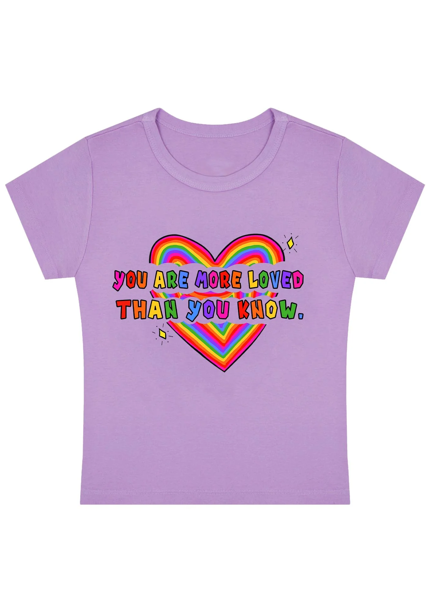 Curvy You Are More Loved Than You Know Baby Tee - Image 4