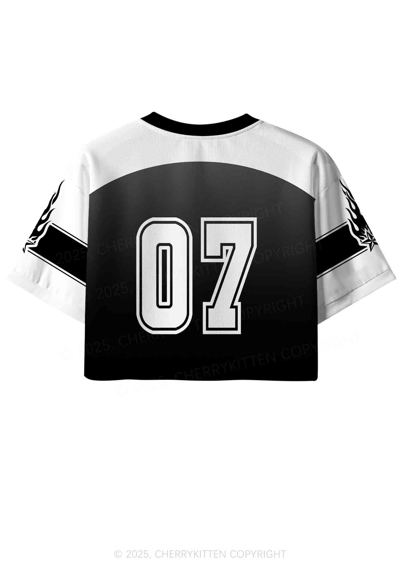 Custom Freak Y2K Crop Sport Jersey Shirts Cherrykitten - Image 2