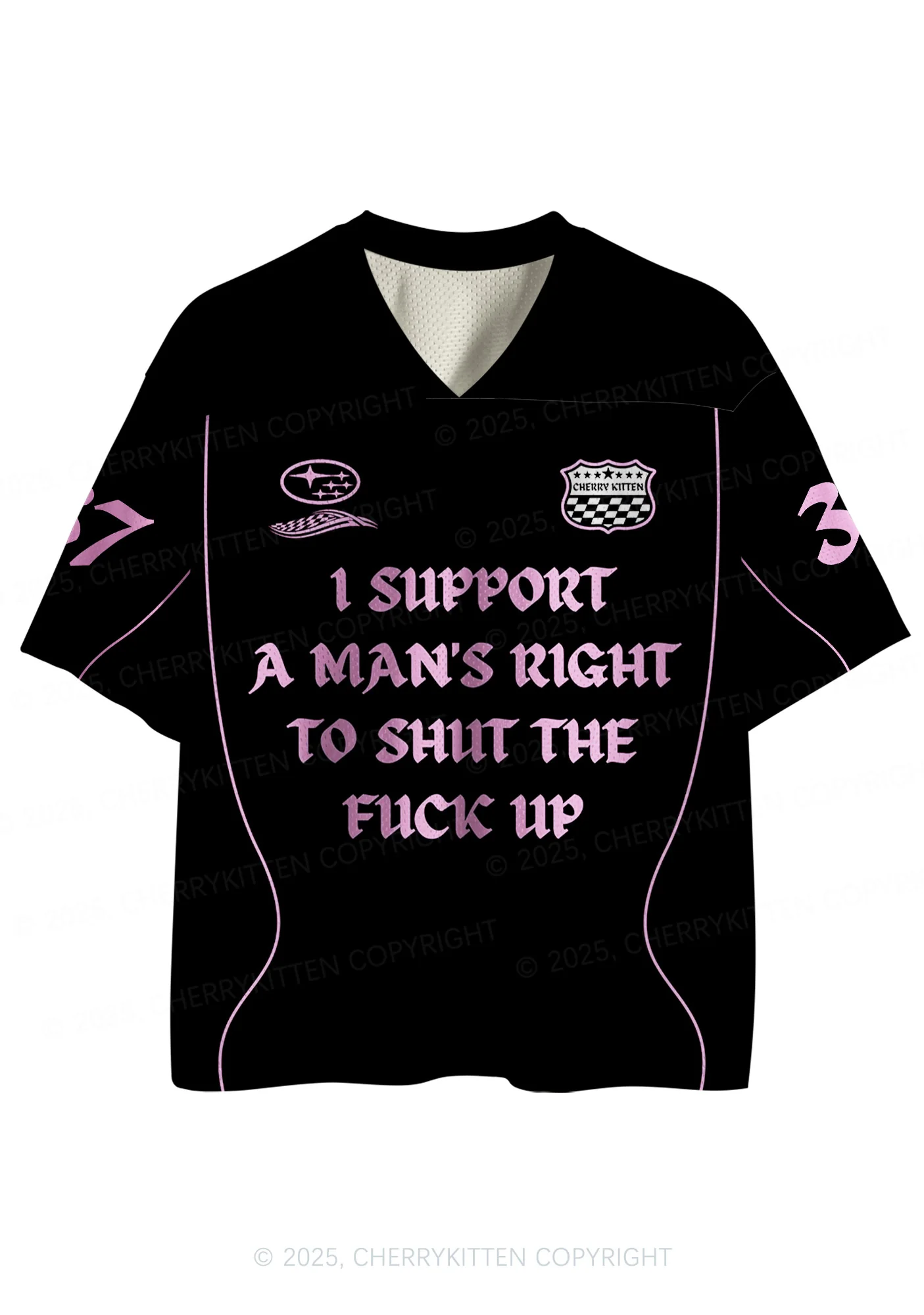 Custom I Support A Mans Right Y2K Sport Jersey Shirts Cherrykitten