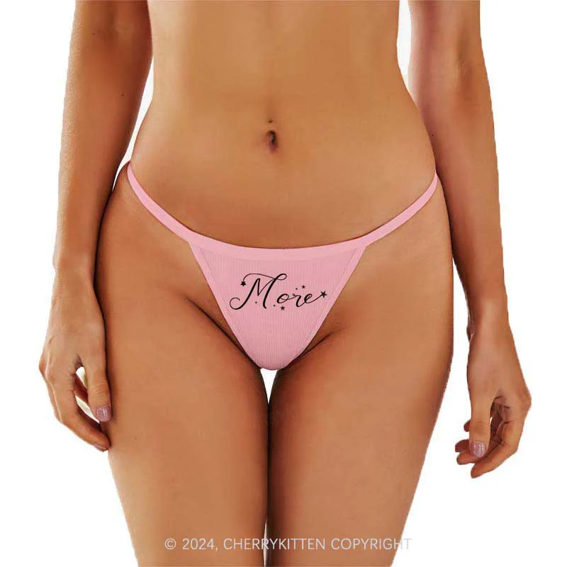 Custom More Y2K Flat String Thong Cherrykitten - Image 3
