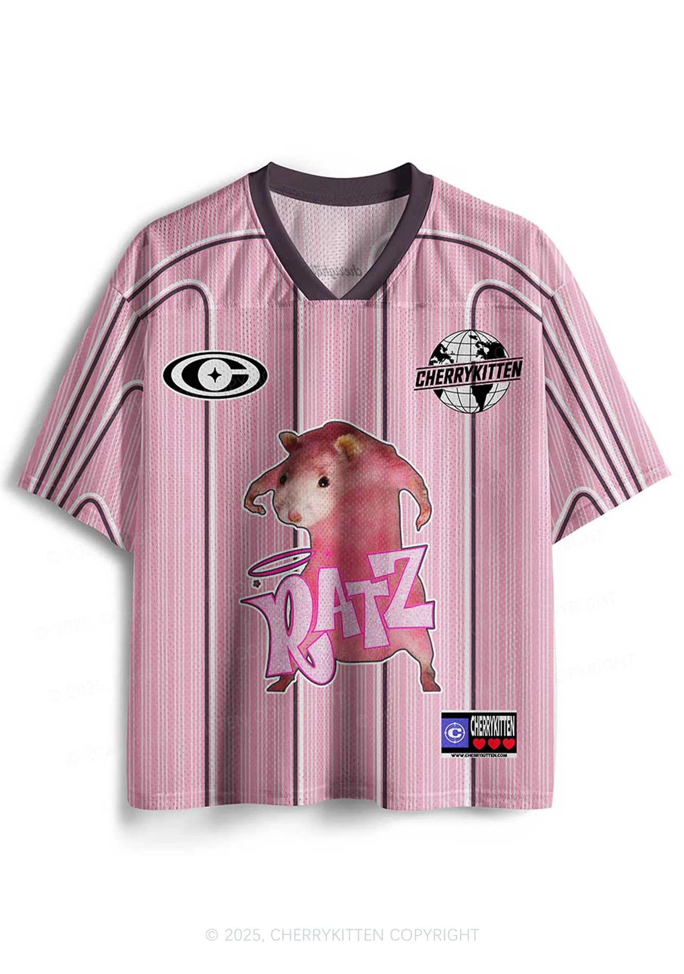 Custom Pink Ratz Y2K Sport Jersey Shirts Cherrykitten