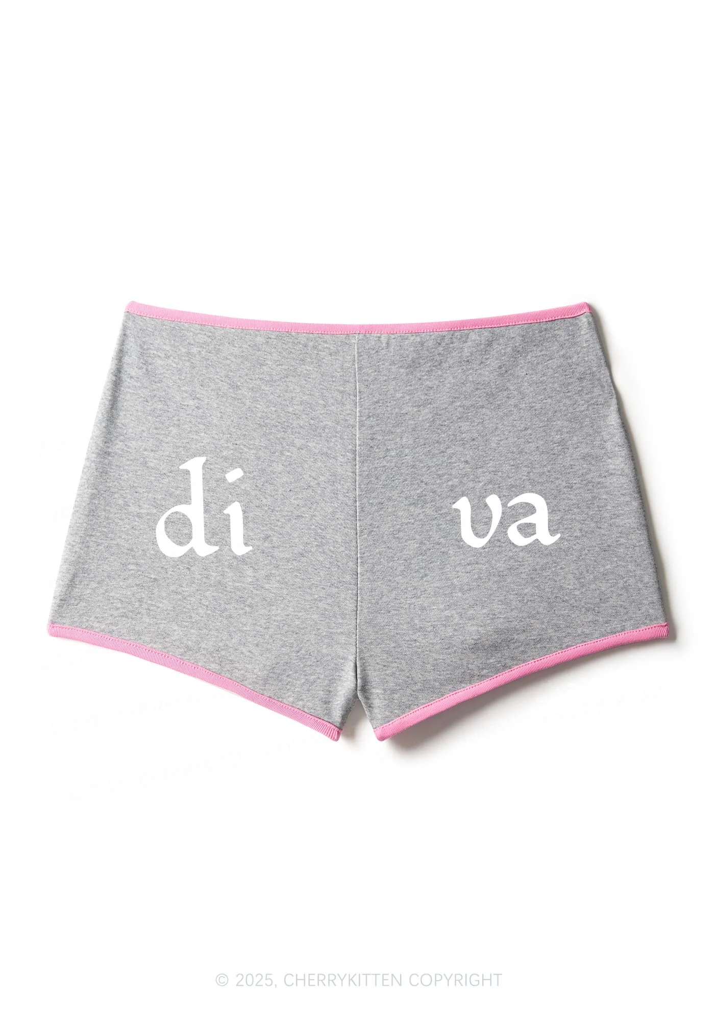 Di Va Y2K Contrast Mini Shorts Cherrykitten - Image 5