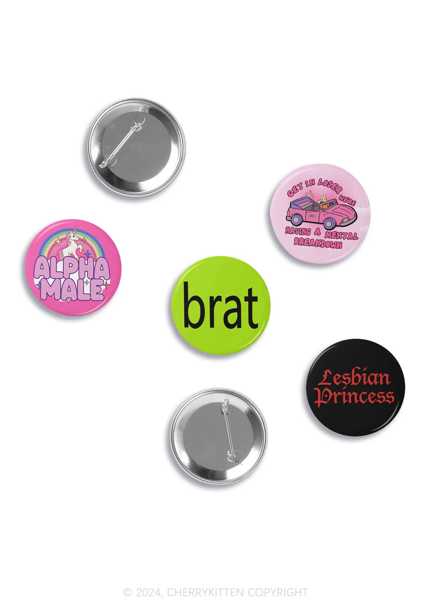 Pride 1Pc Y2K Pin Cherrykitten - Image 7