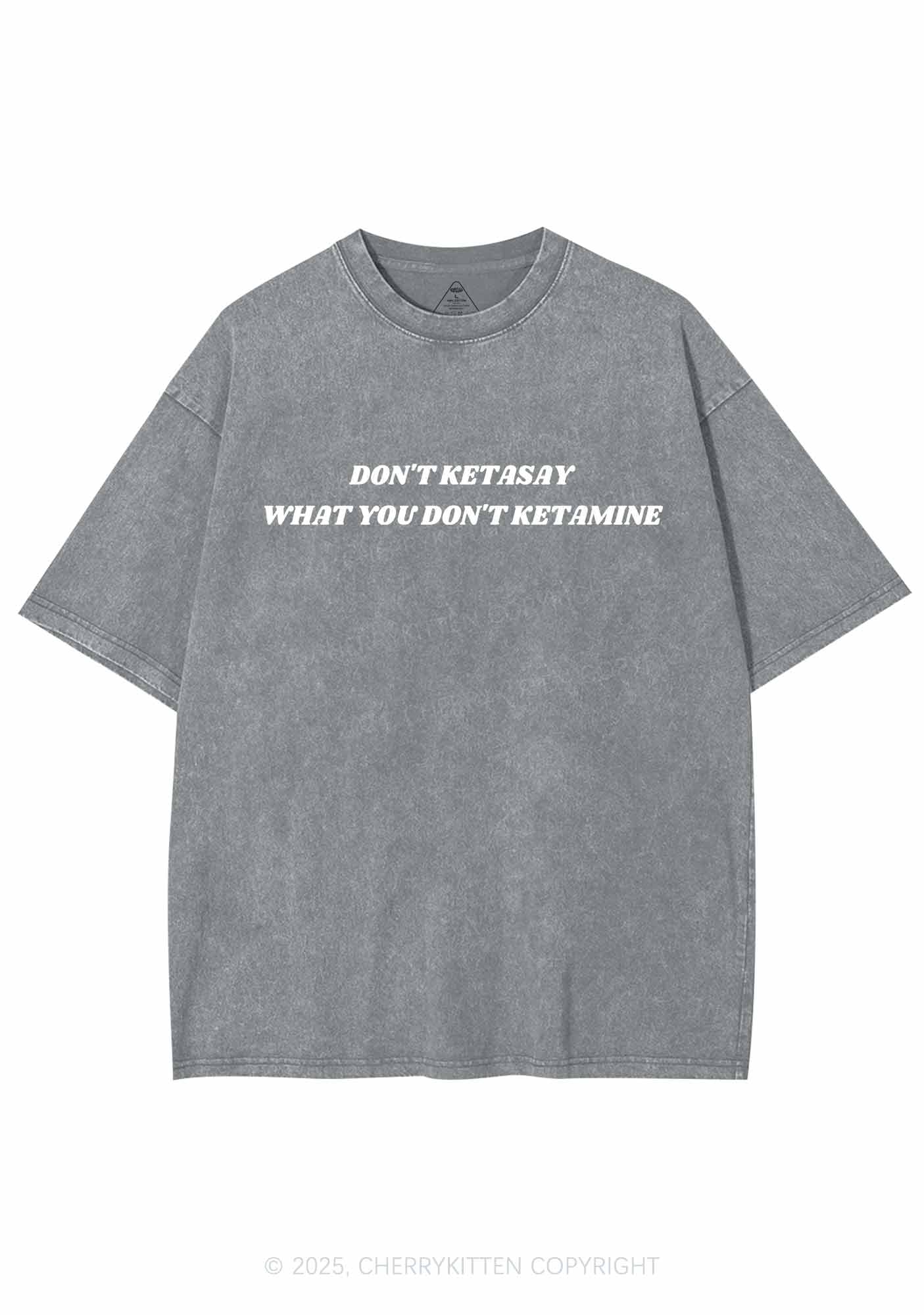 Don't Ketasay Y2K Washed Tee Cherrykitten - Image 7