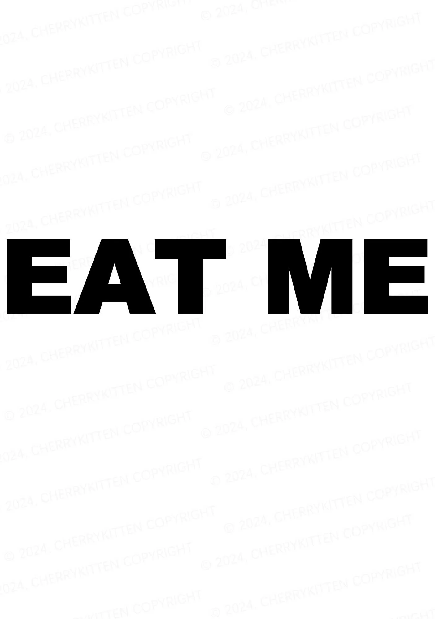 Eat Me Y2K Flat String Thong Cherrykitten - Image 2