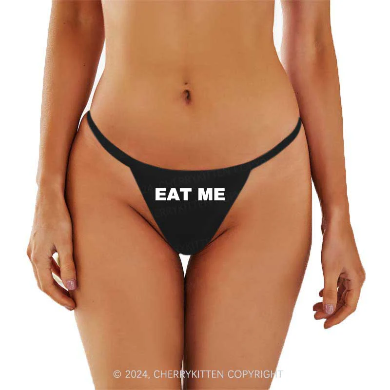 Eat Me Y2K Flat String Thong Cherrykitten - Image 3