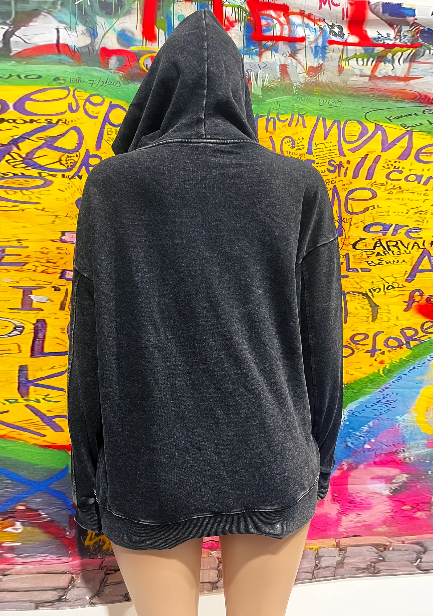 Txtties Nonbinary Too Y2K Washed Hoodie Cherrykitten - Image 7