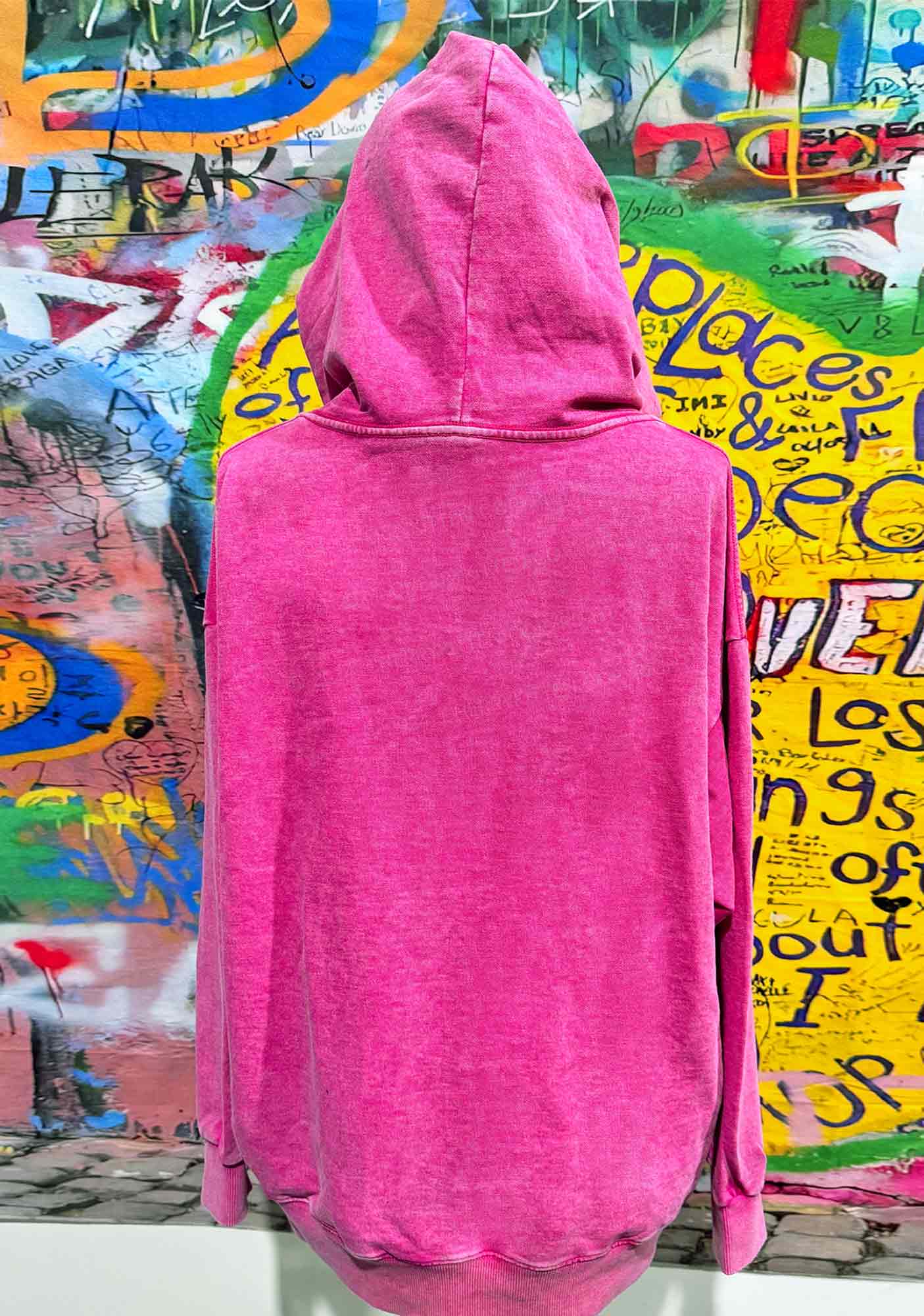 Txtties Nonbinary Too Y2K Washed Hoodie Cherrykitten - Image 8