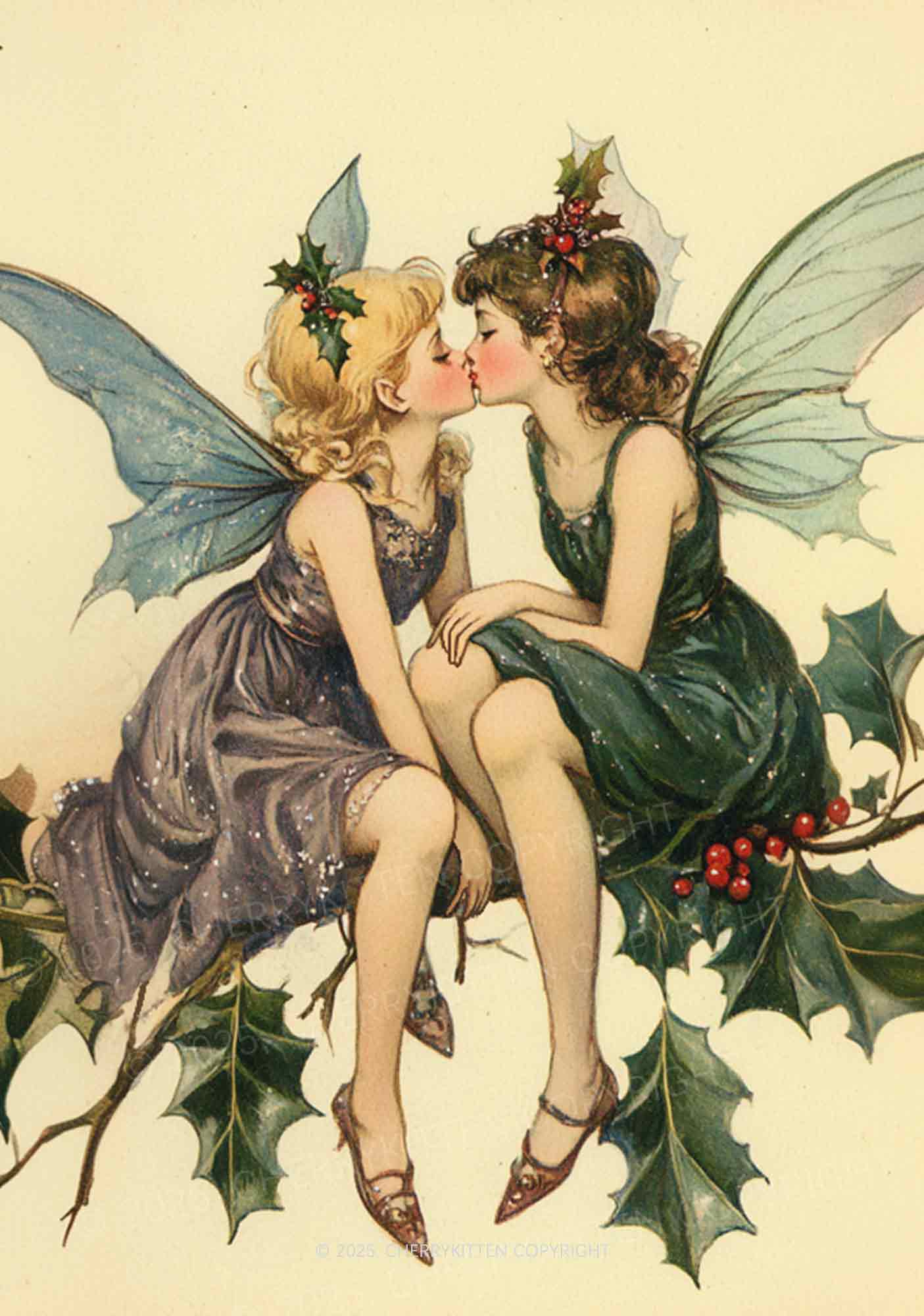 Fairy Kiss Pride Y2K Print Midi Skirt Cherrykitten - Image 2