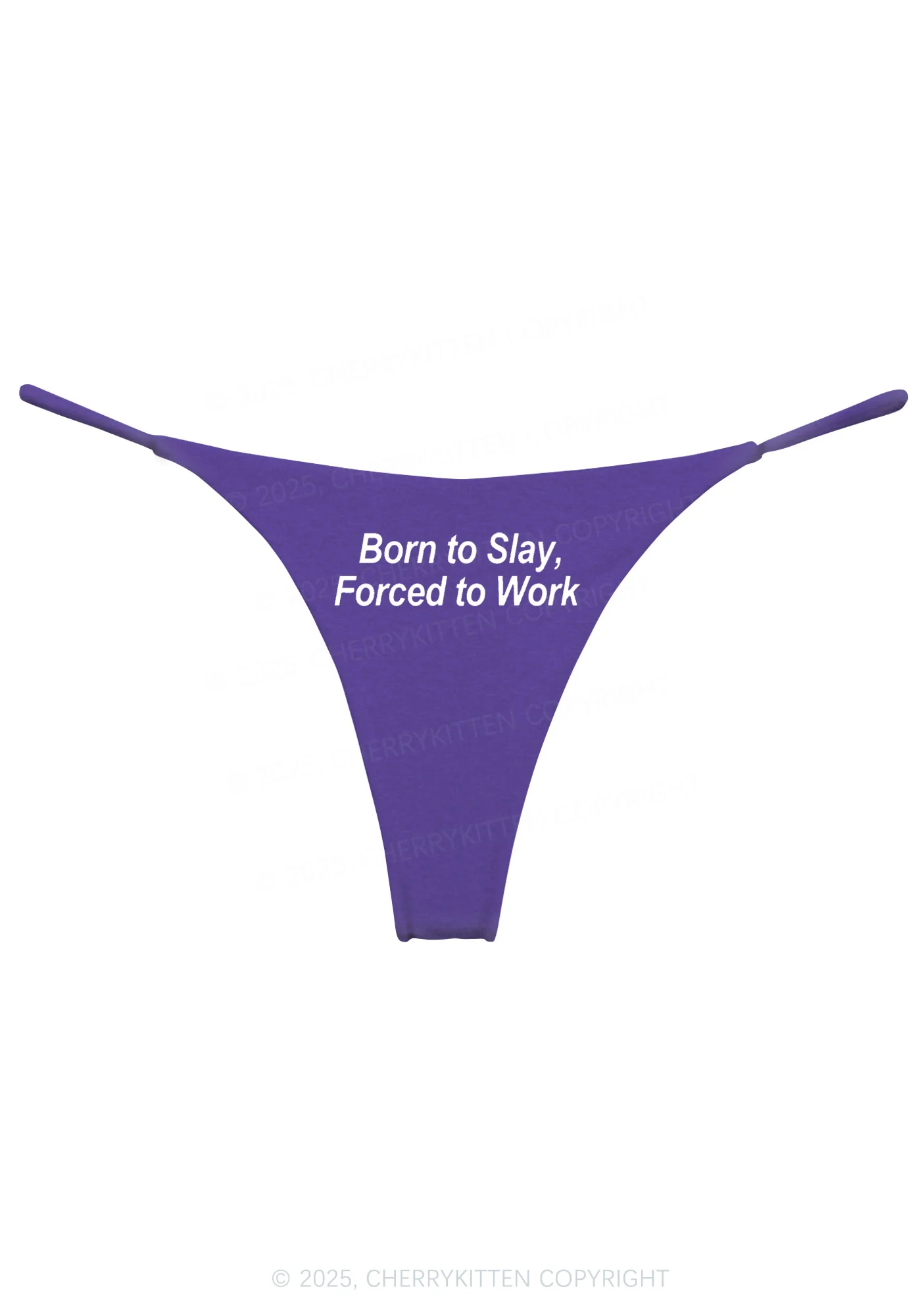 Forced To Work Y2K Bikini String Thong Cherrykitten - Image 8