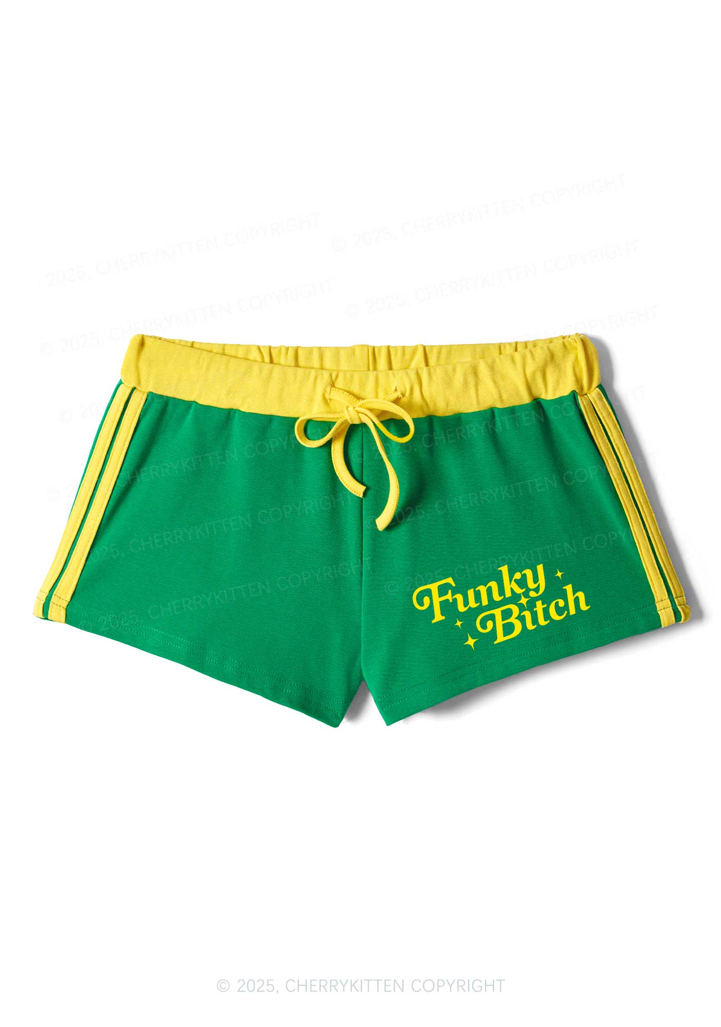 Funky Bxxch Y2K Drawstring Mini Shorts Cherrykitten - Image 6