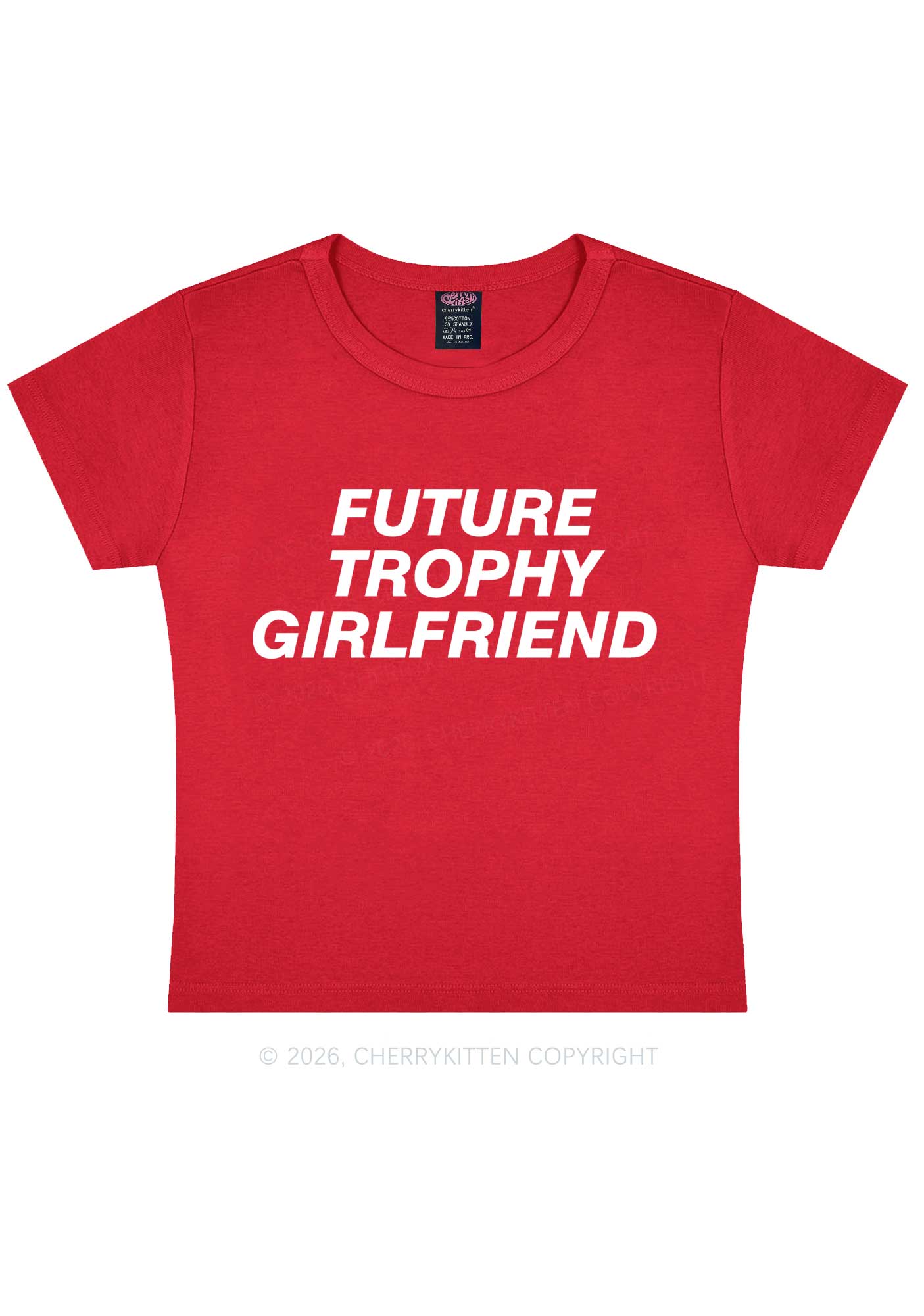 Future Trophy Girlfriend Y2K Baby Tee Cherrykitten