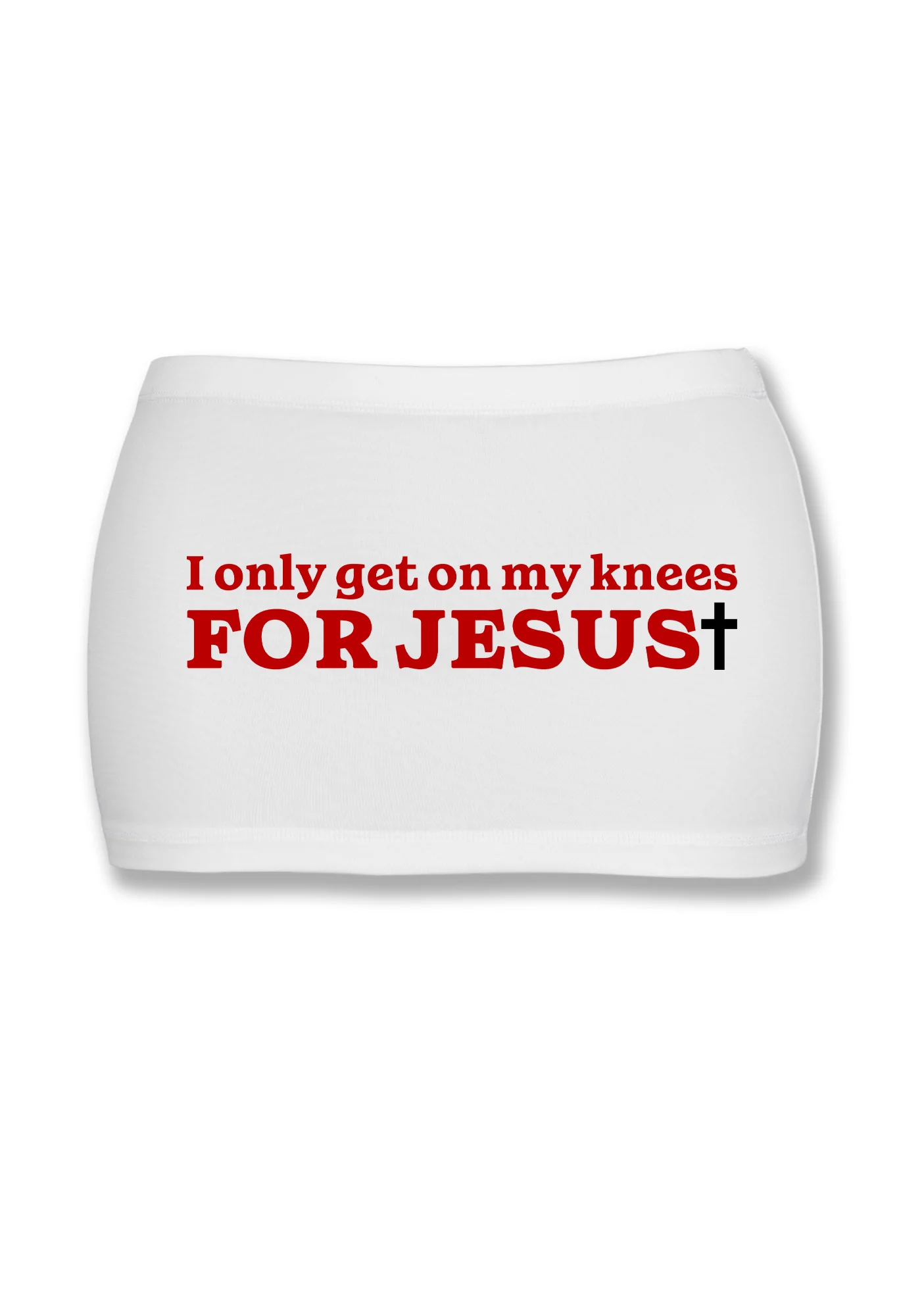 Get On Knees For Jesus Y2K Mini Hip Skirt Cherrykitten