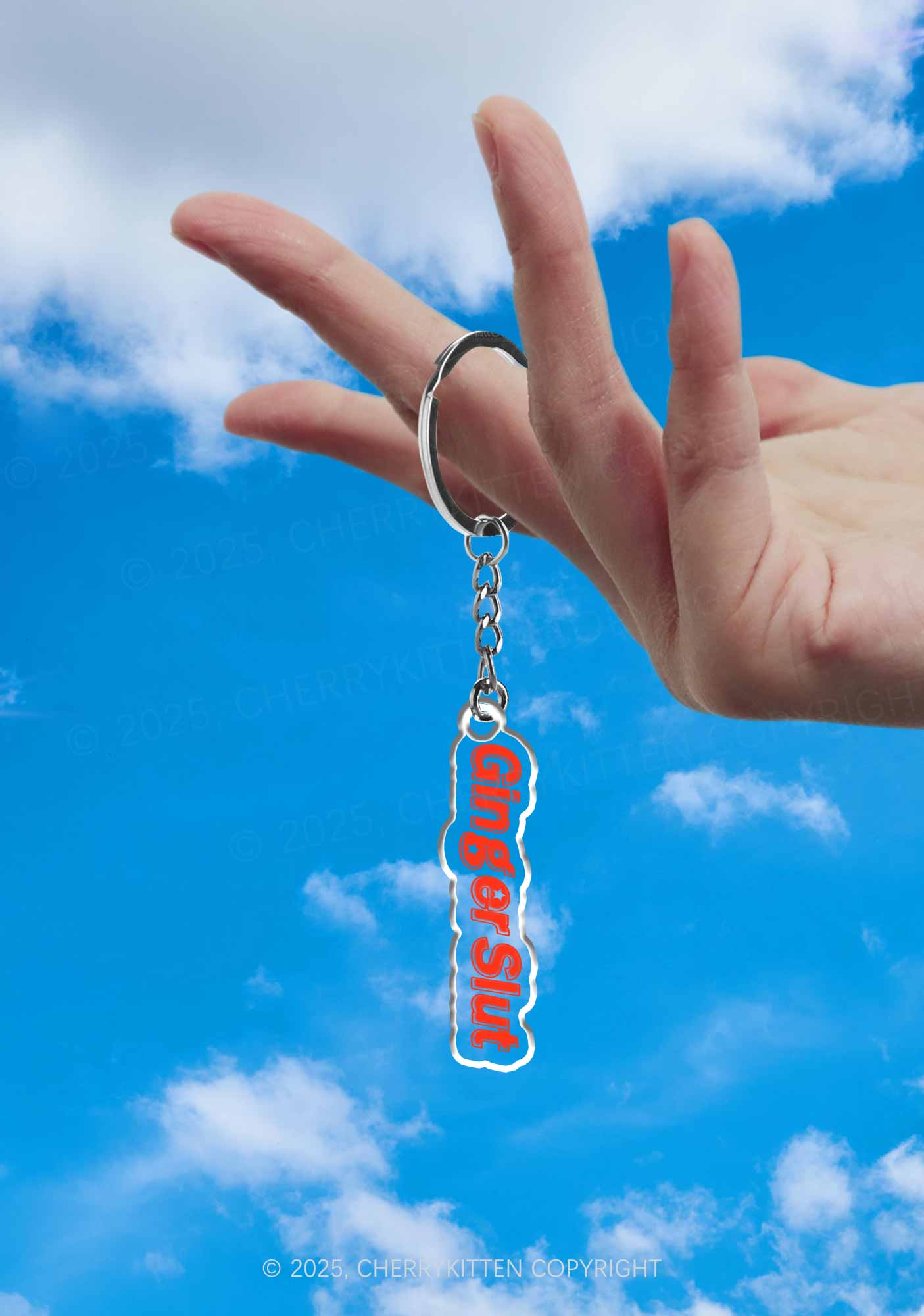 Ginger Slxt 1Pc Y2K Keychain Cherrykitten - Image 2