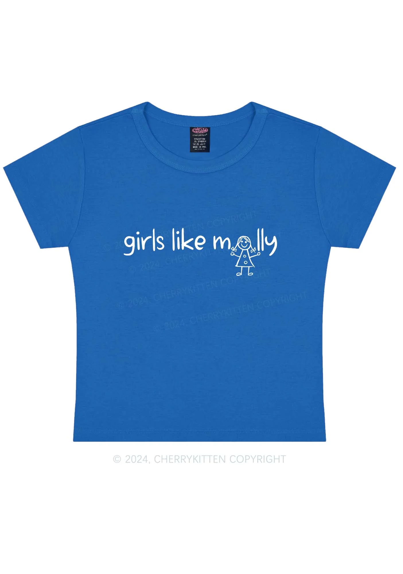 Girls Like Molly Y2K Baby Tee Cherrykitten - Image 10