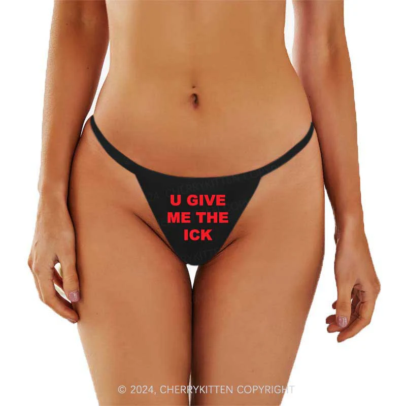 Give Me Ick Y2K Flat String Thong Cherrykitten - Image 3
