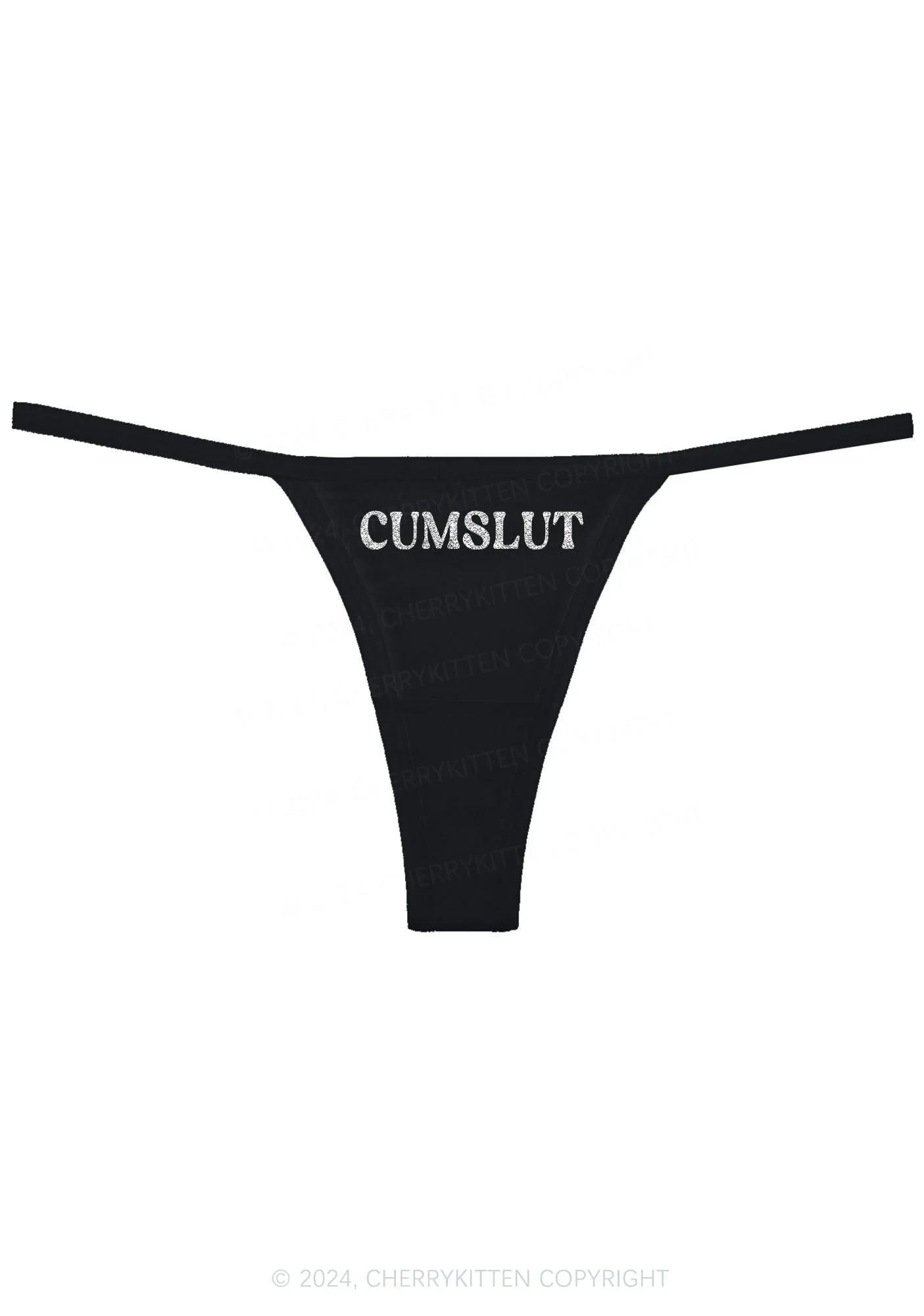 Glitter Comeslut Y2K Flat String Thong Cherrykitten - Image 4