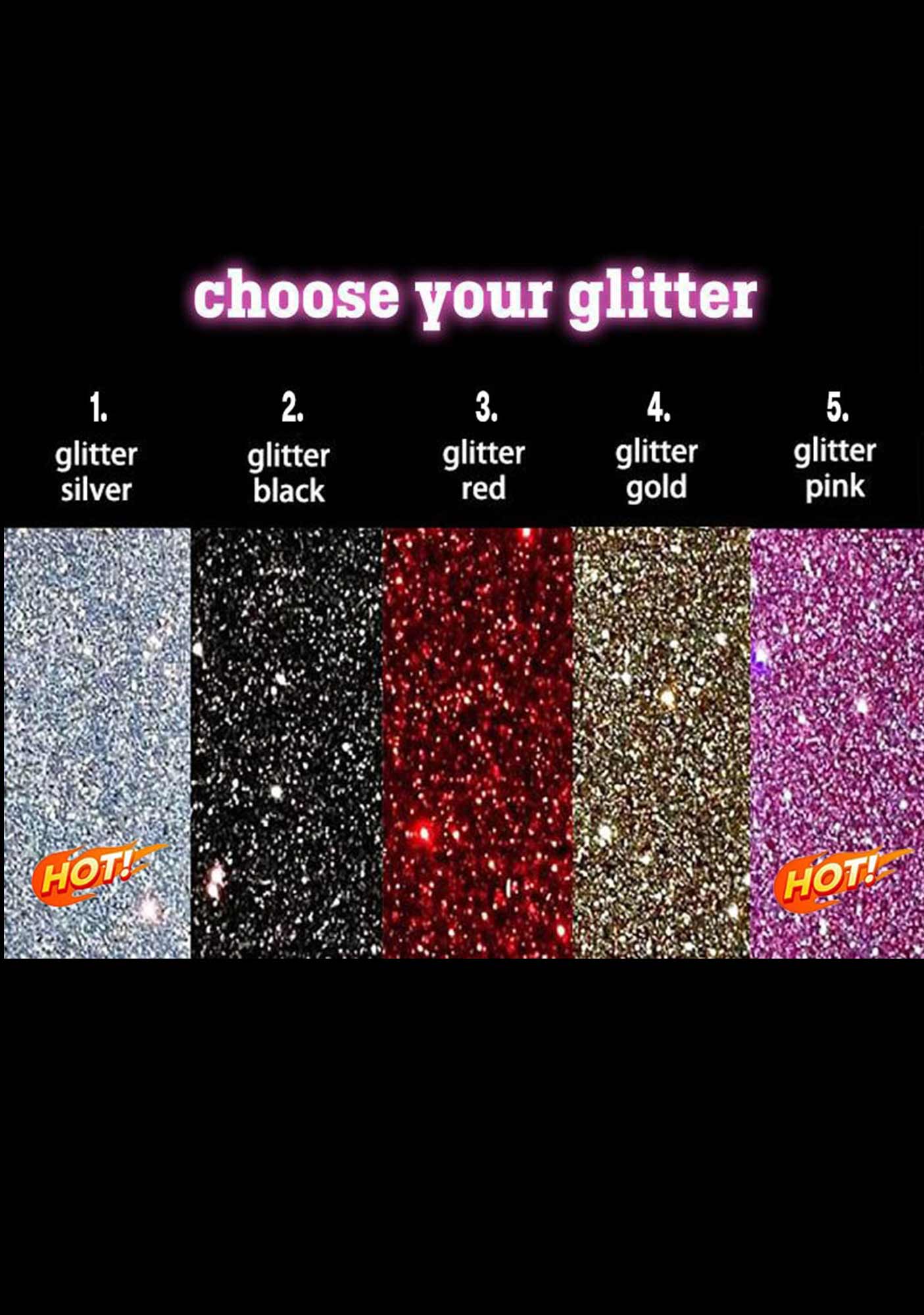 Glitter Dont Play Dubstep Y2K Halter Neck Cami Cherrykitten - Image 2