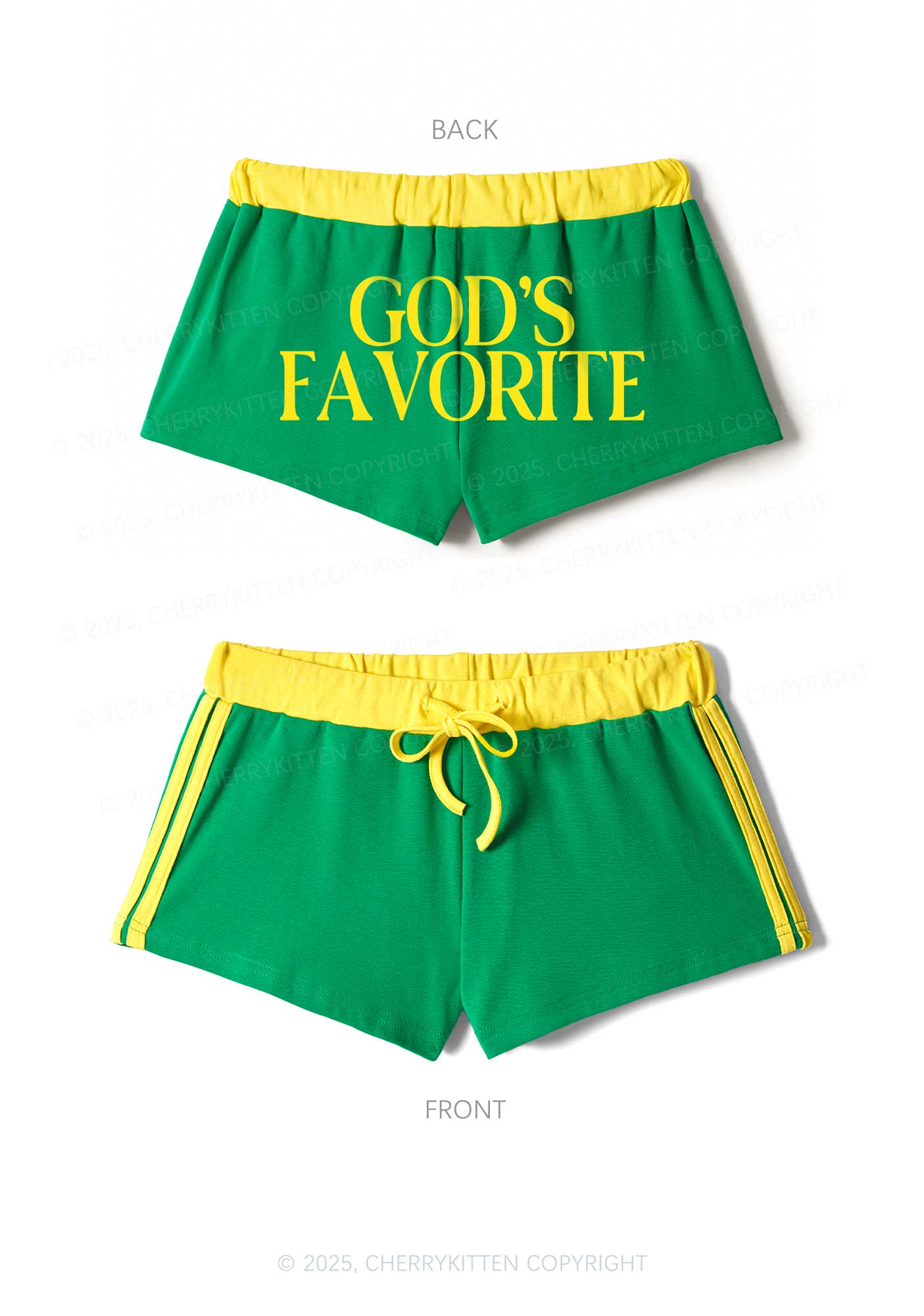 Gods Favorite Y2K Drawstring Mini Shorts Cherrykitten - Image 6