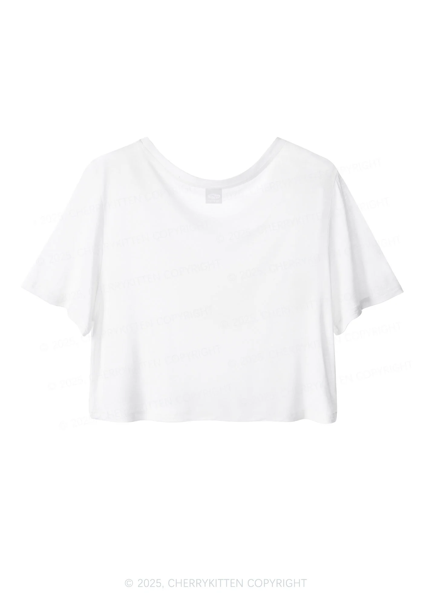 Great Mental Health Y2K Sheer Crop Tee Cherrykitten - Image 5