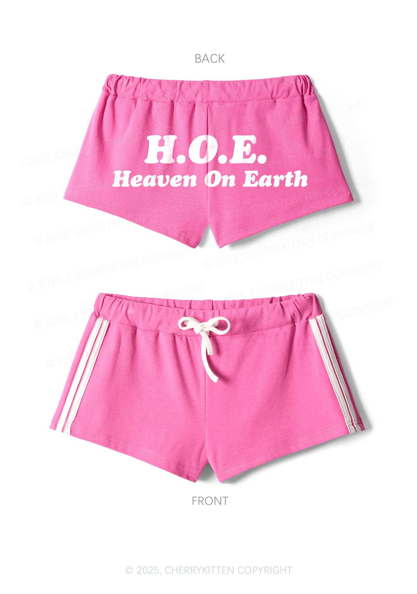Heaven On Earth Y2K Drawstring Mini Shorts Cherrykitten - Image 3