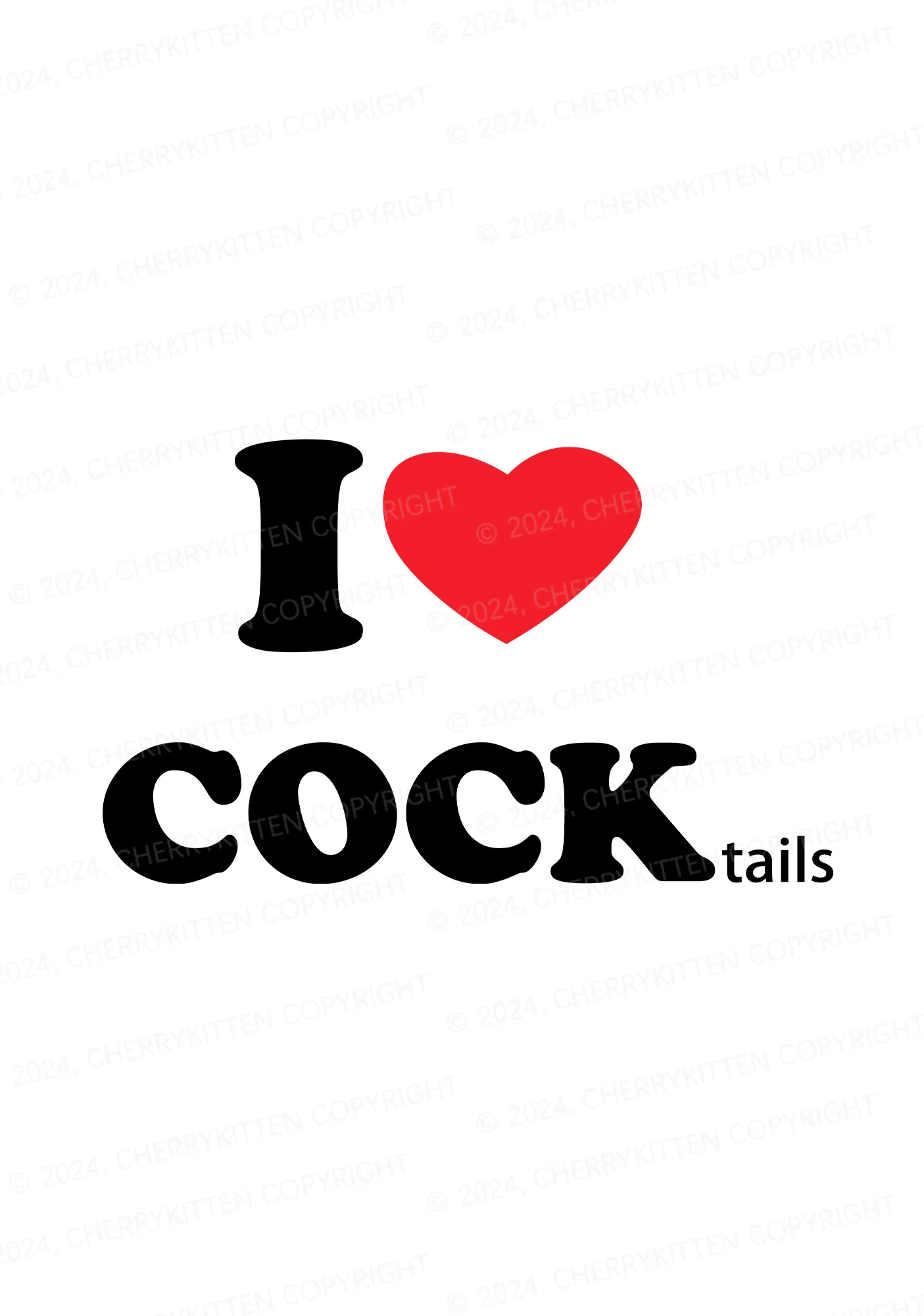 I Love Cocktails Y2K Bikini String Thong Cherrykitten - Image 2