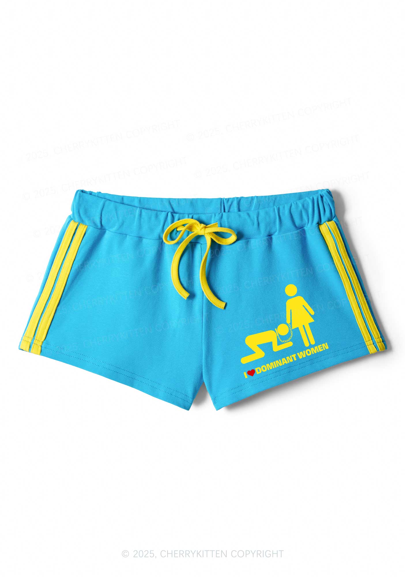 I Love D Women Y2K Drawstring Mini Shorts Cherrykitten - Image 5