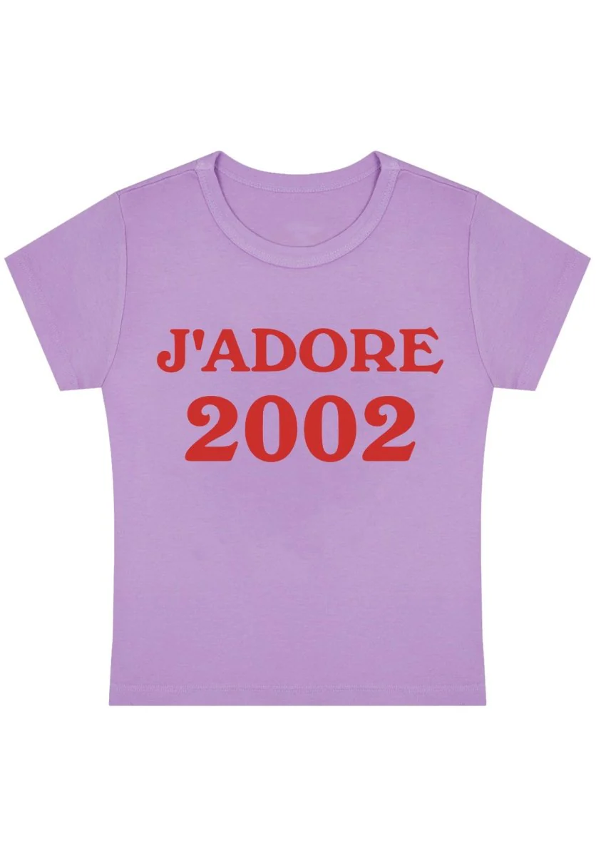 J'adore 2002 Y2k Baby Tee - Image 3