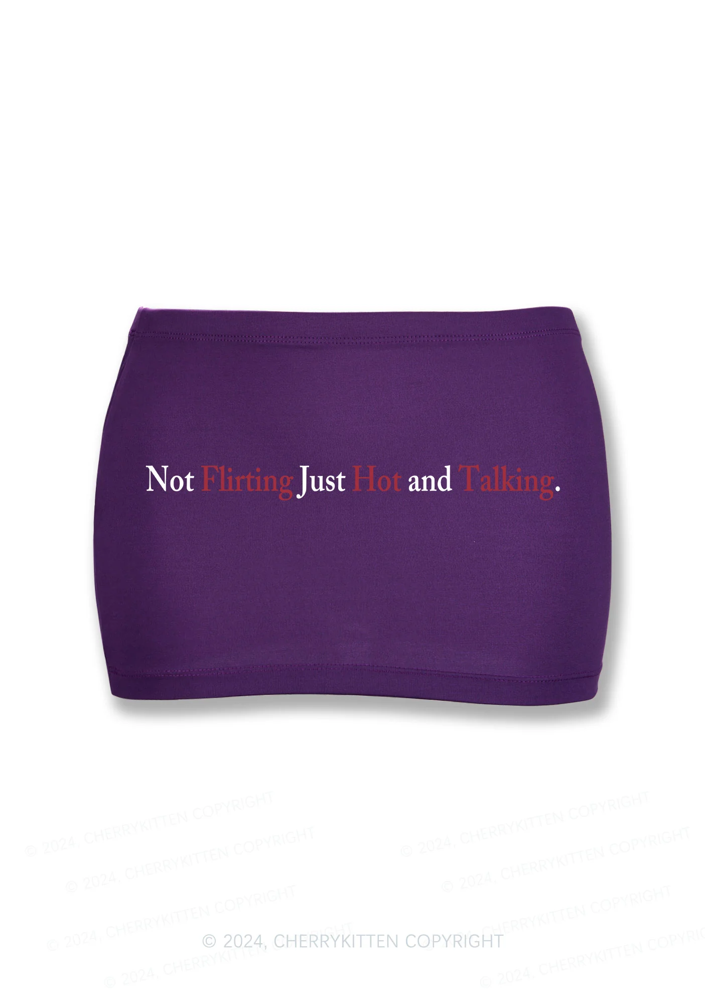 Just Hot And Talking Y2K Mini Hip Skirt Cherrykitten - Image 6