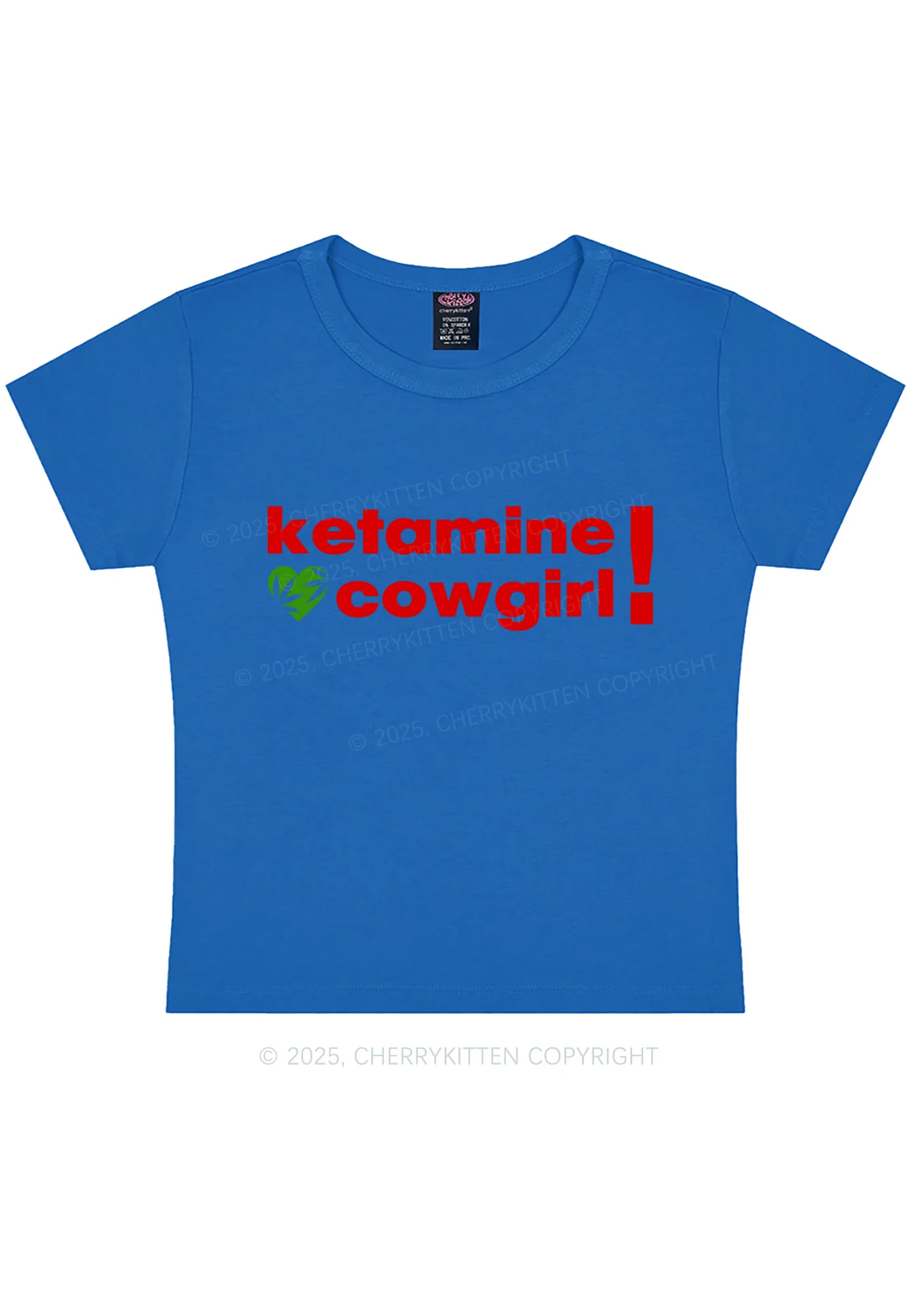 K Cowgirl Y2K Baby Tee Cherrykitten - Image 10