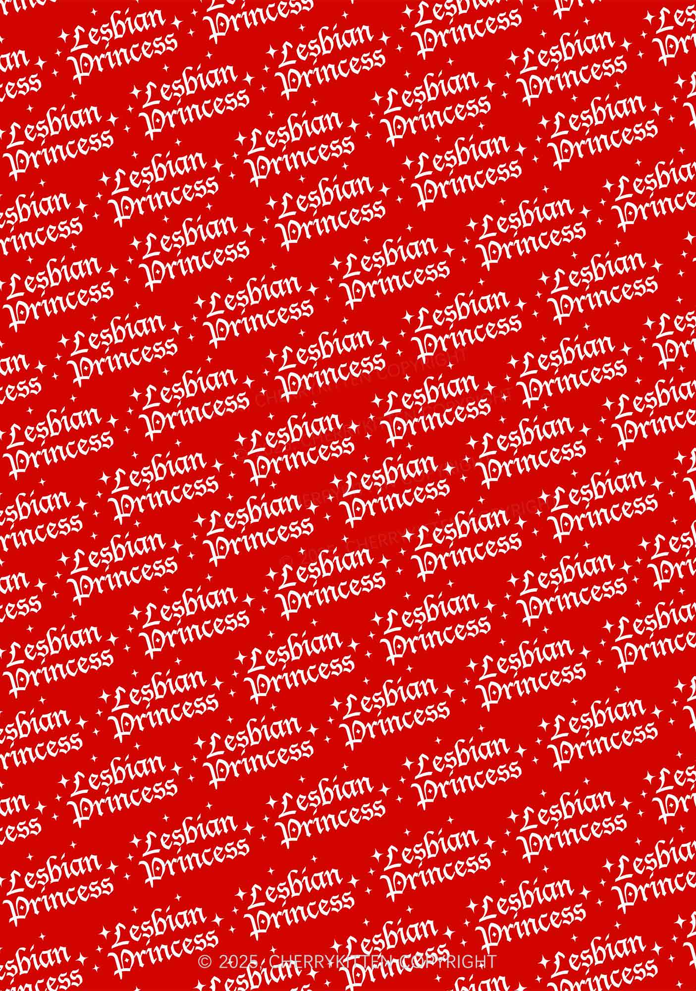 Lesbian Princess Pride Y2K Print Mini Layered Skirt Cherrykitten - Image 2