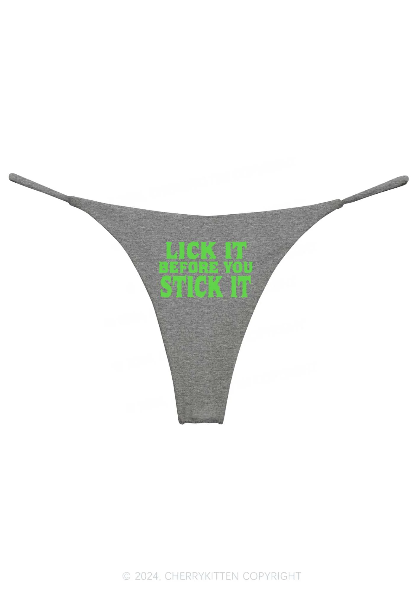 Lick It Before Stick It Y2K Bikini String Thong Cherrykitten - Image 8