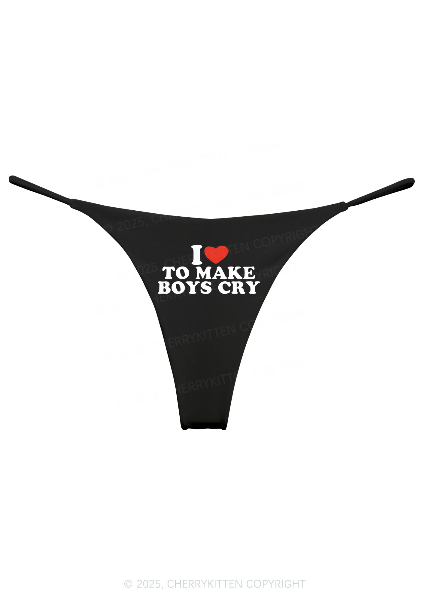 Love To Make Boys Cry Y2K Bikini String Thong Cherrykitten - Image 3