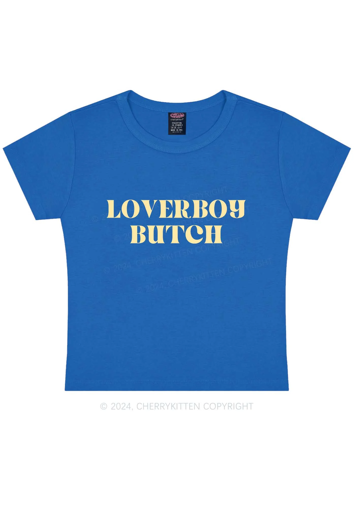 Loverboy Butch Y2K Baby Tee Cherrykitten - Image 11