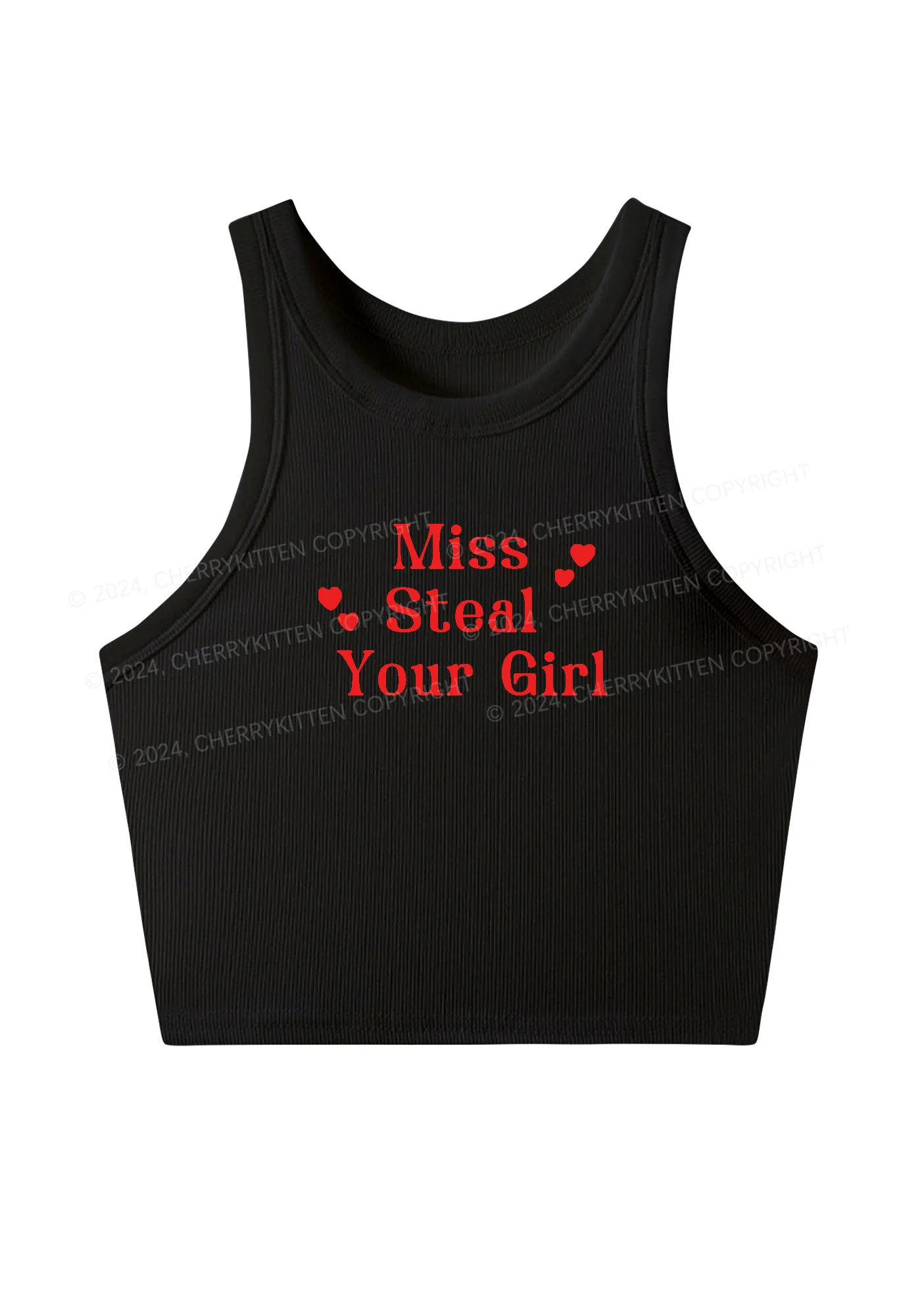 Miss Steal Your Girl Y2K Crop Tank Top Cherrykitten - Image 2