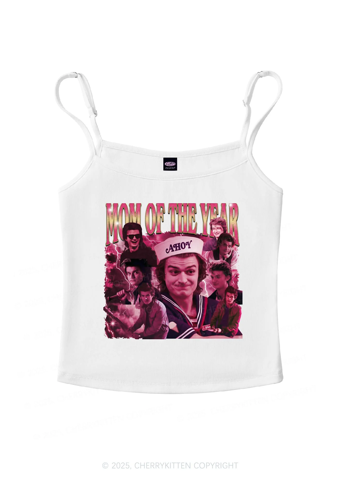Mom Of The Year Y2K Spaghetti Strap Cami Cherrykitten