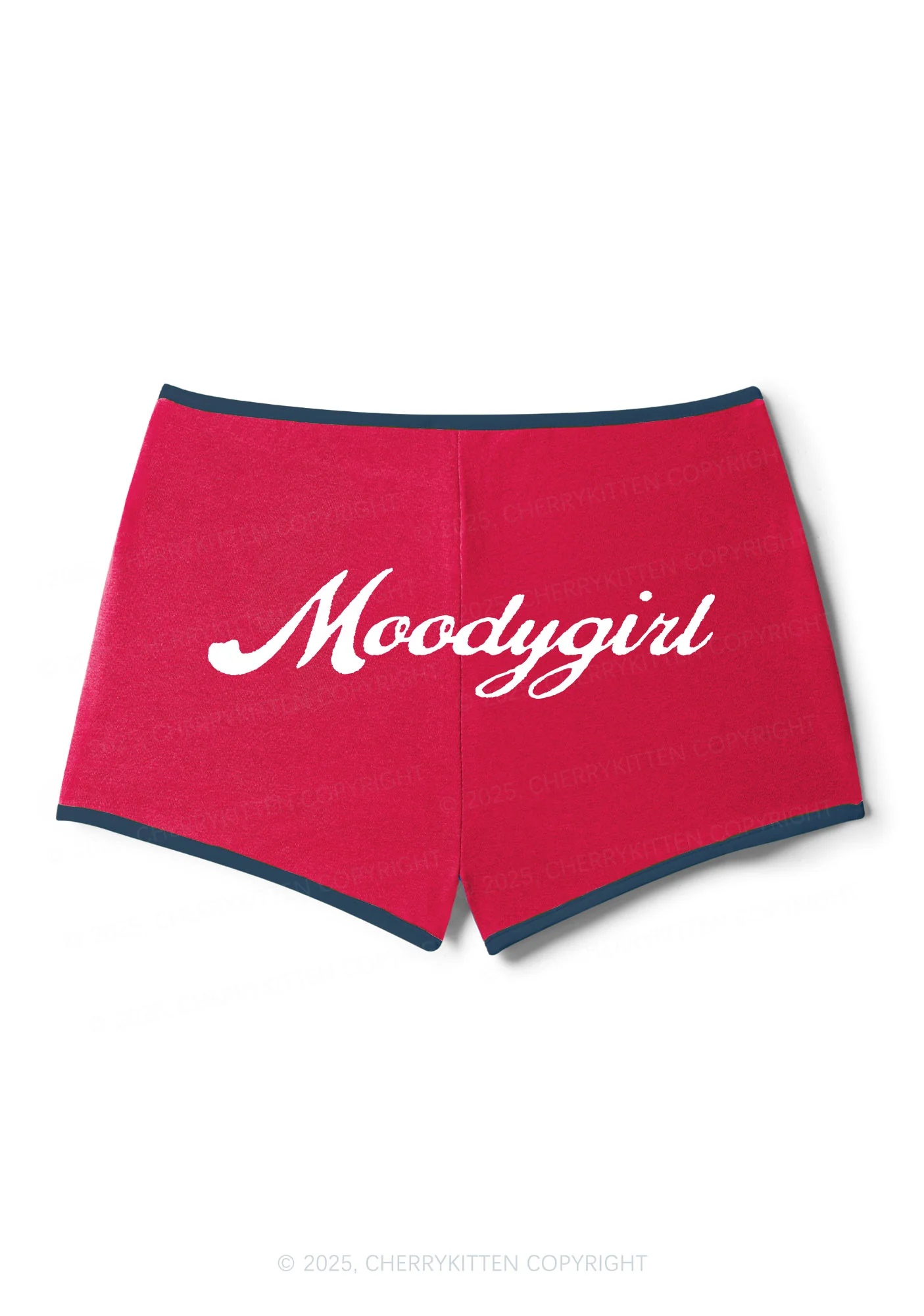 Moodygirl Y2K Contrast Mini Shorts Cherrykitten - Image 2