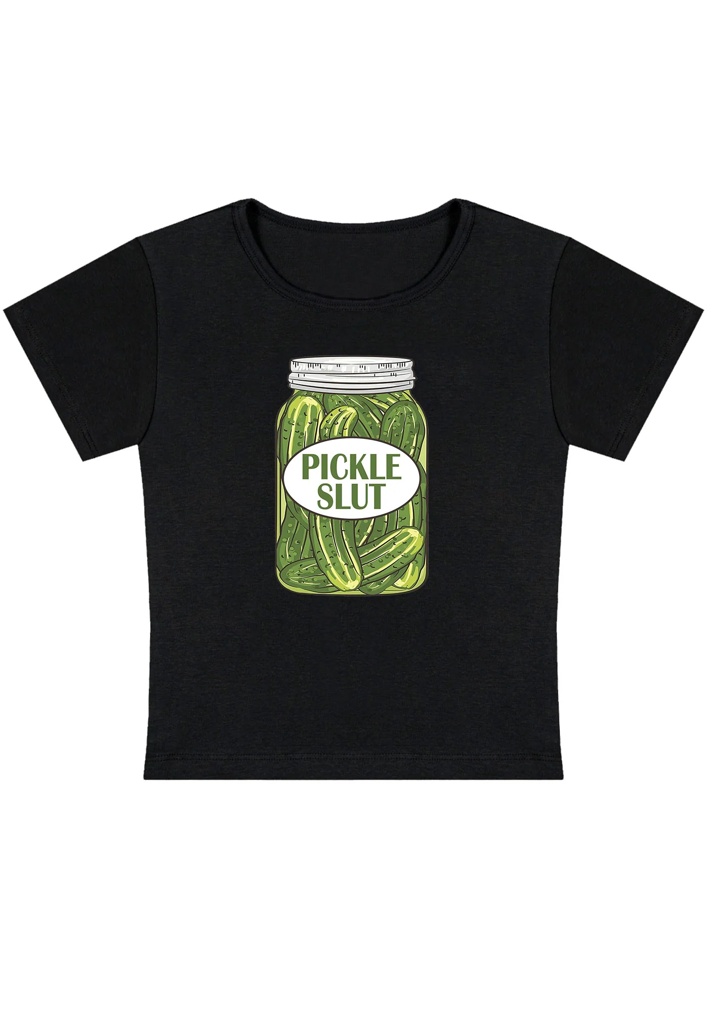 Pickle Slxt Y2K Baby Tee - Image 3