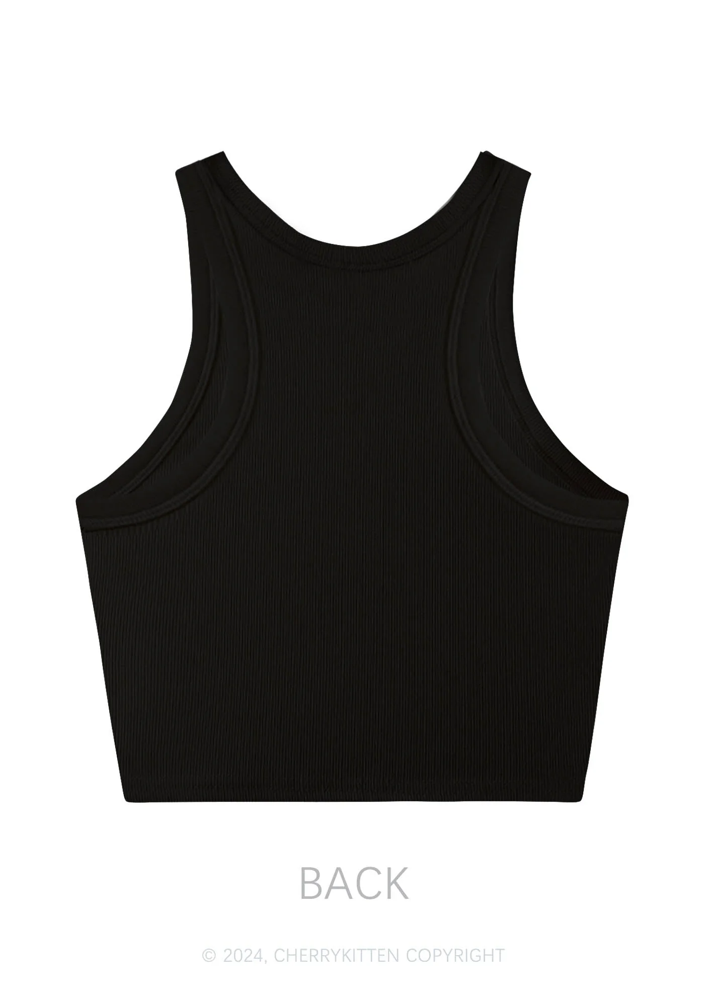 Please Be Patient With Me Y2K Crop Tank Top Cherrykitten - Image 7